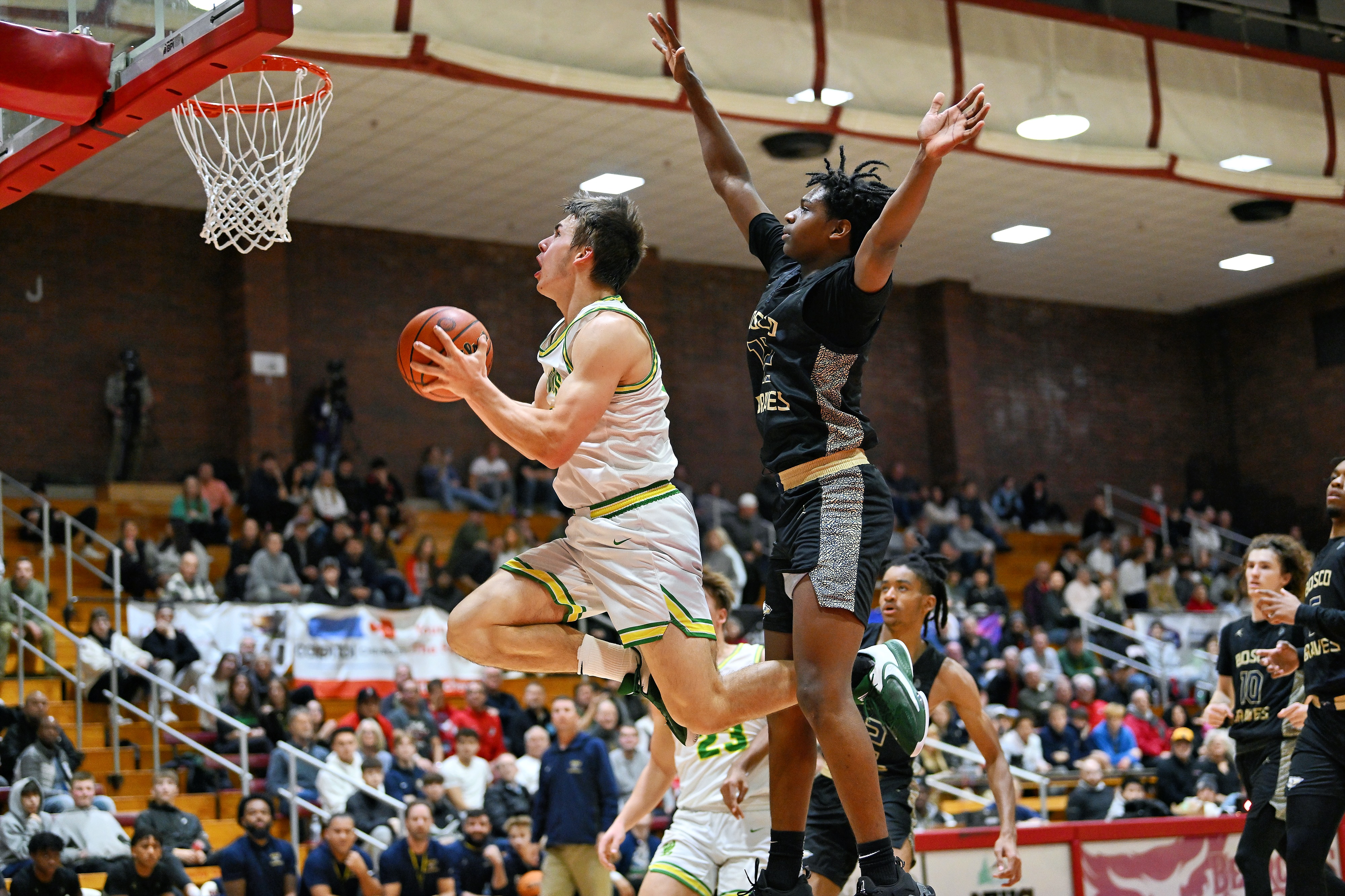 West Linn St. John Bosco boys basketball Oregon Capitol City Classic final Leon Neuschwander 13