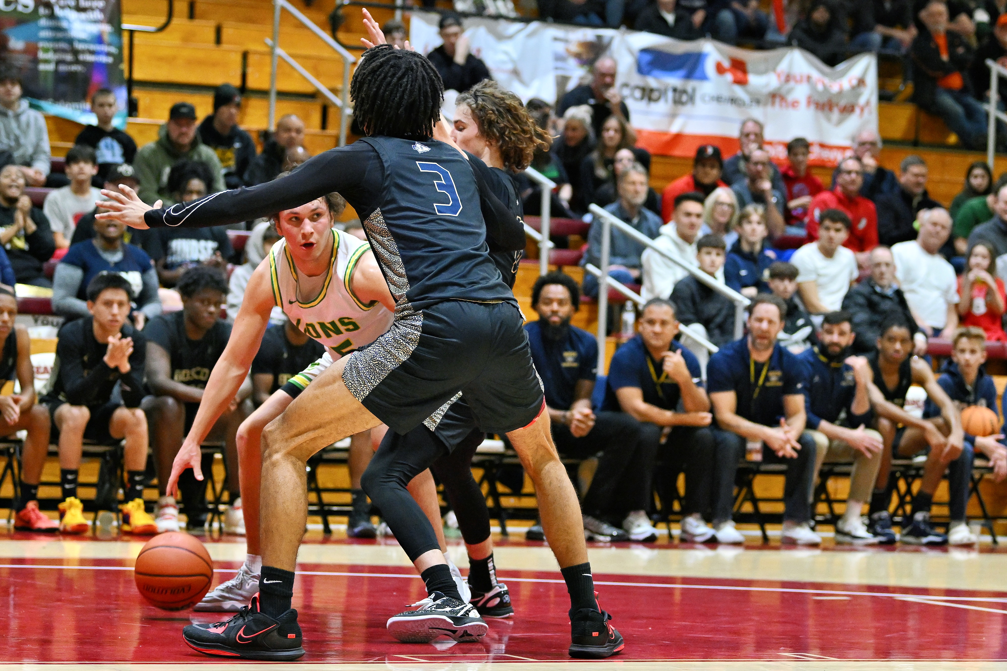 West Linn St. John Bosco boys basketball Oregon Capitol City Classic final Leon Neuschwander 22