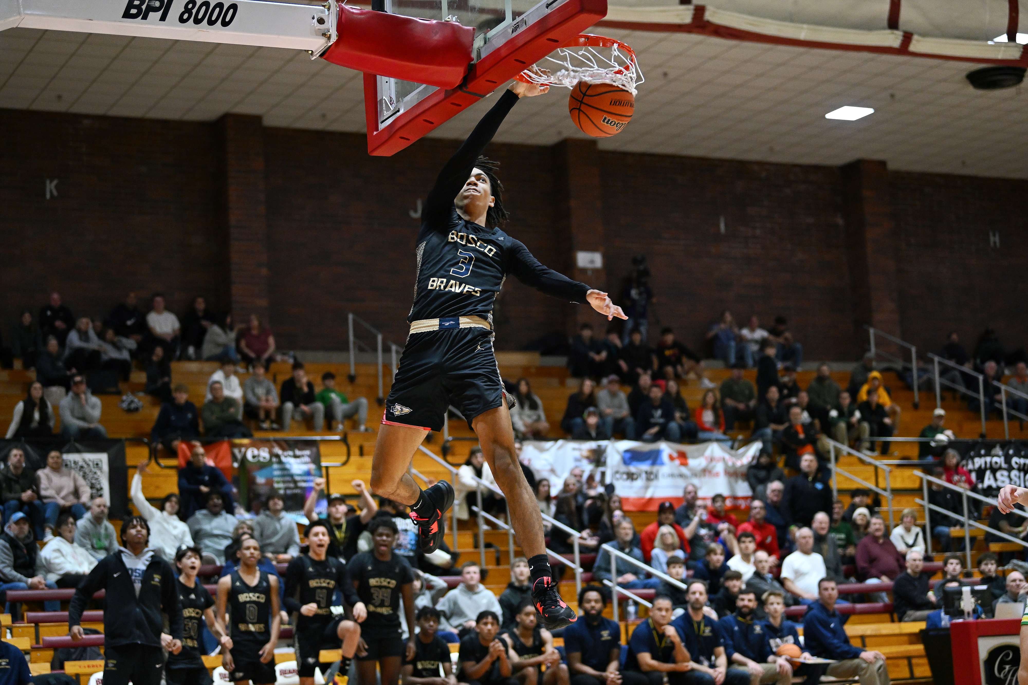 West Linn St. John Bosco boys basketball Oregon Capitol City Classic final Leon Neuschwander 29