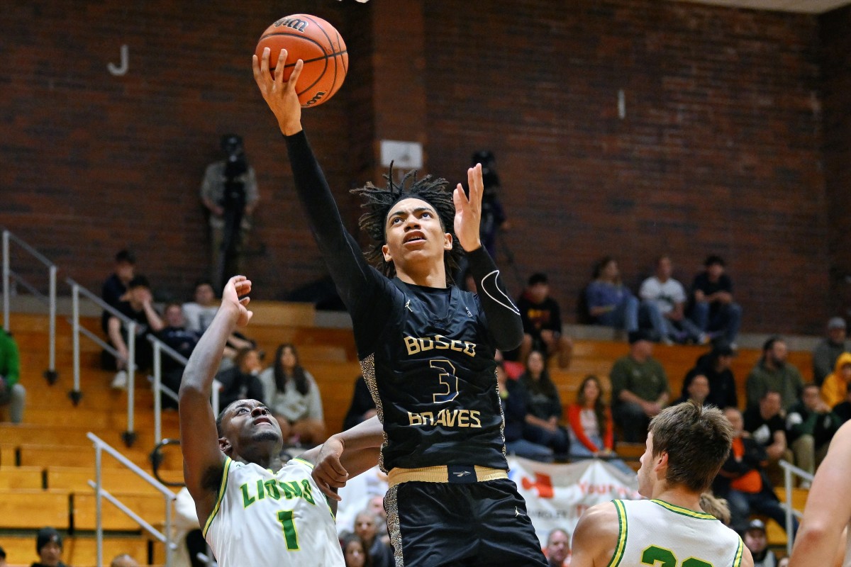 West Linn St. John Bosco boys basketball Oregon Capitol City Classic final Leon Neuschwander 37