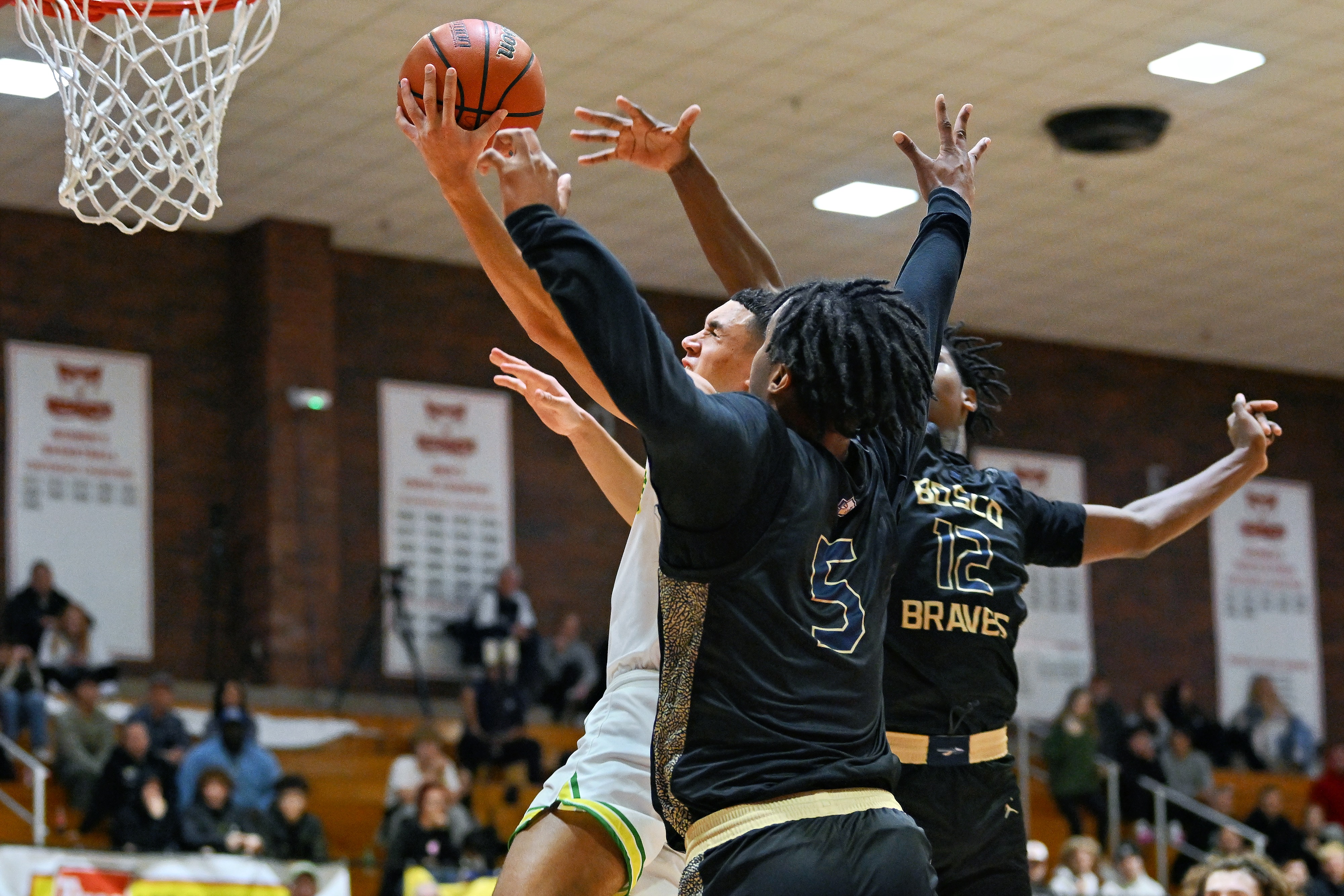 West Linn St. John Bosco boys basketball Oregon Capitol City Classic final Leon Neuschwander 55