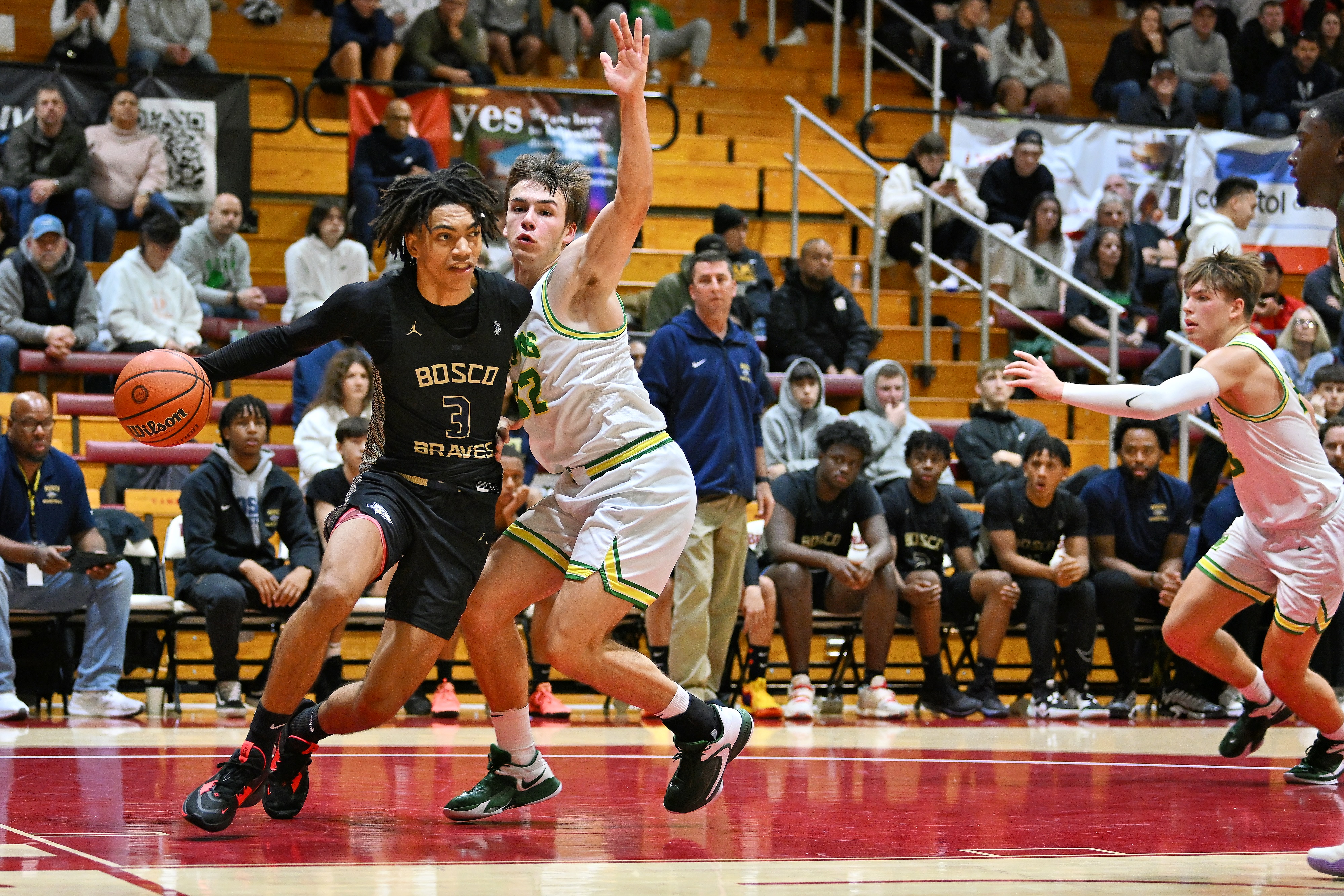 West Linn St. John Bosco boys basketball Oregon Capitol City Classic final Leon Neuschwander 41