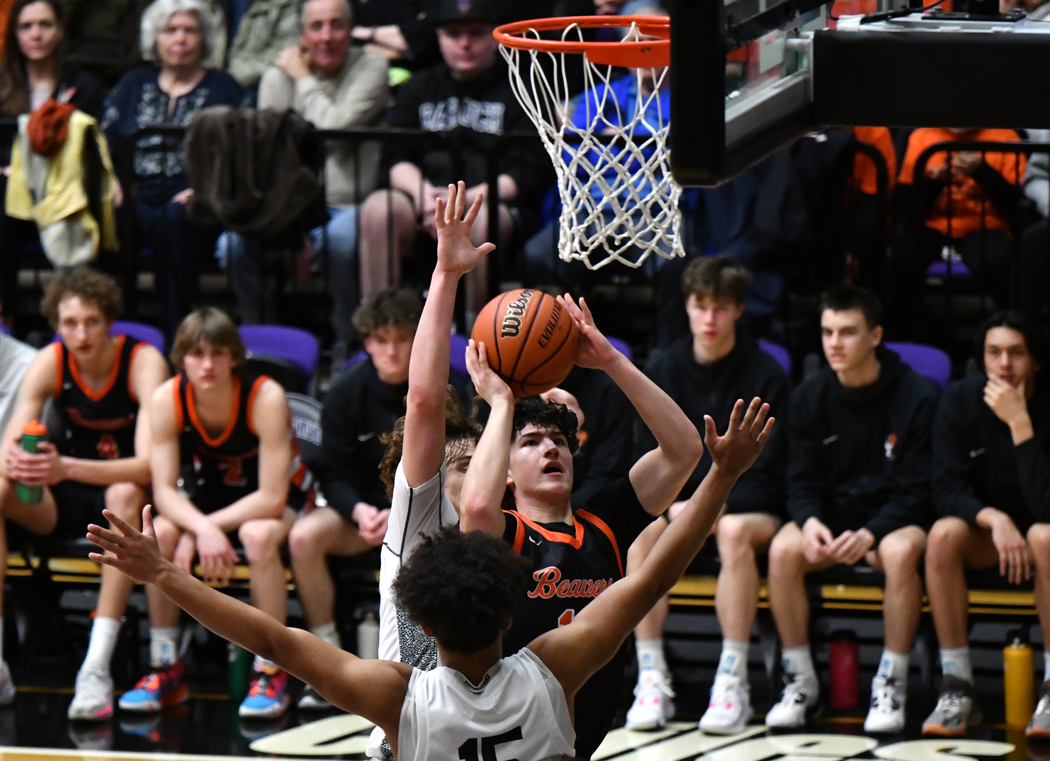 Beaverton Tualatin 6A Oregon boys basketball quarterfinal Taylor Balkom 24