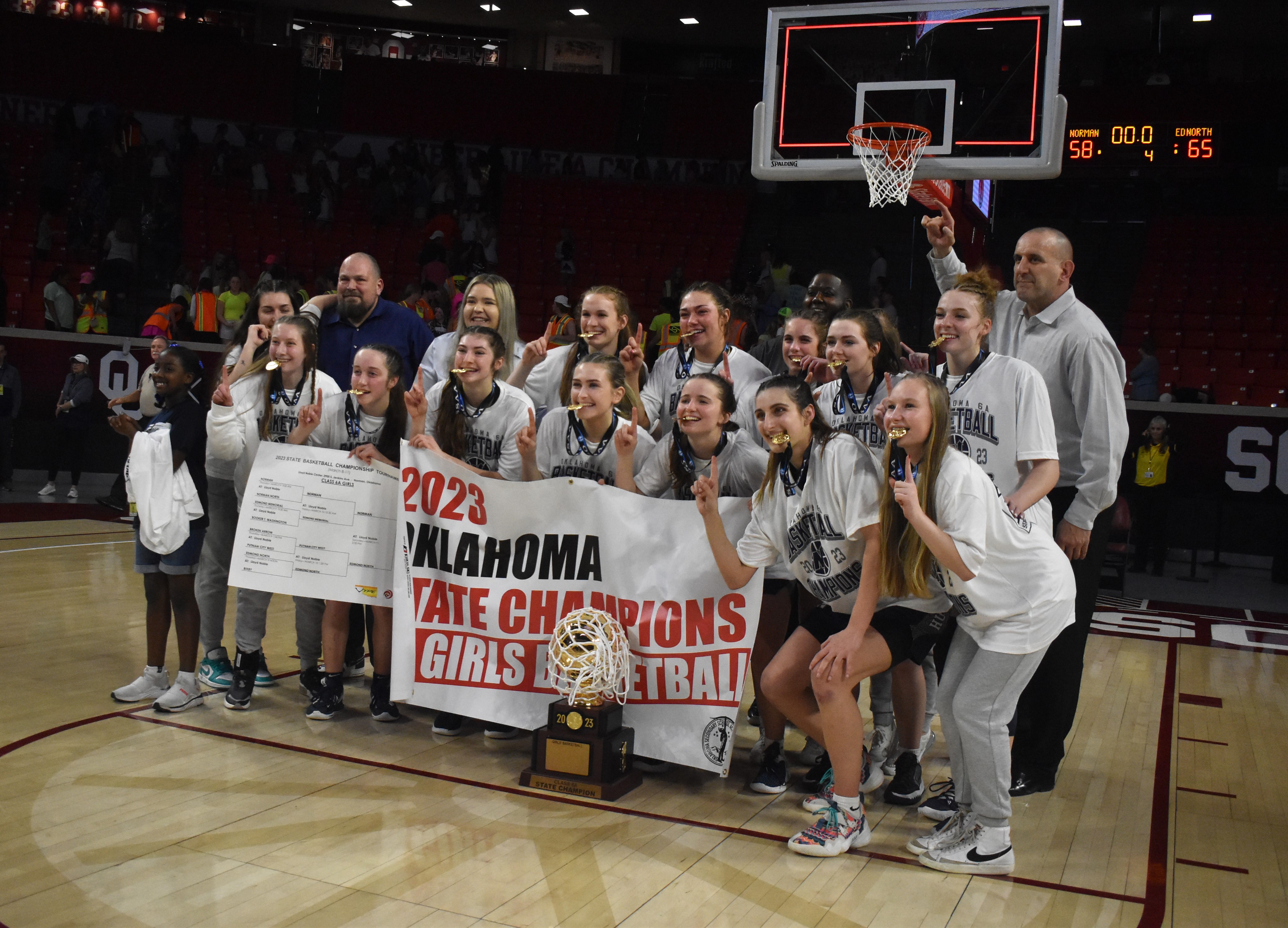 Class 6A girls champion Edmond North