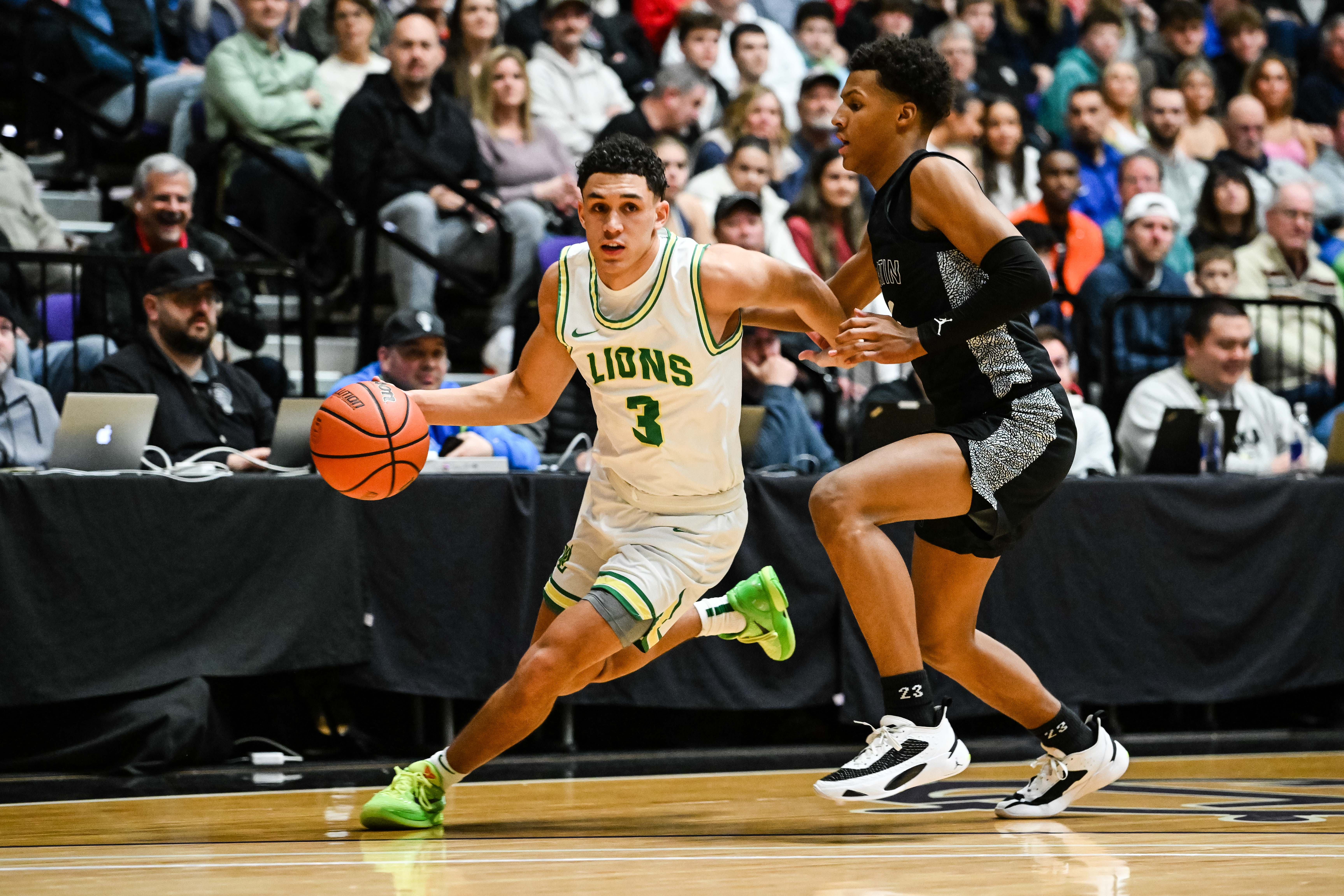 West Linn Tualatin 6A Oregon boys basketball final Naji Saker 1 -38