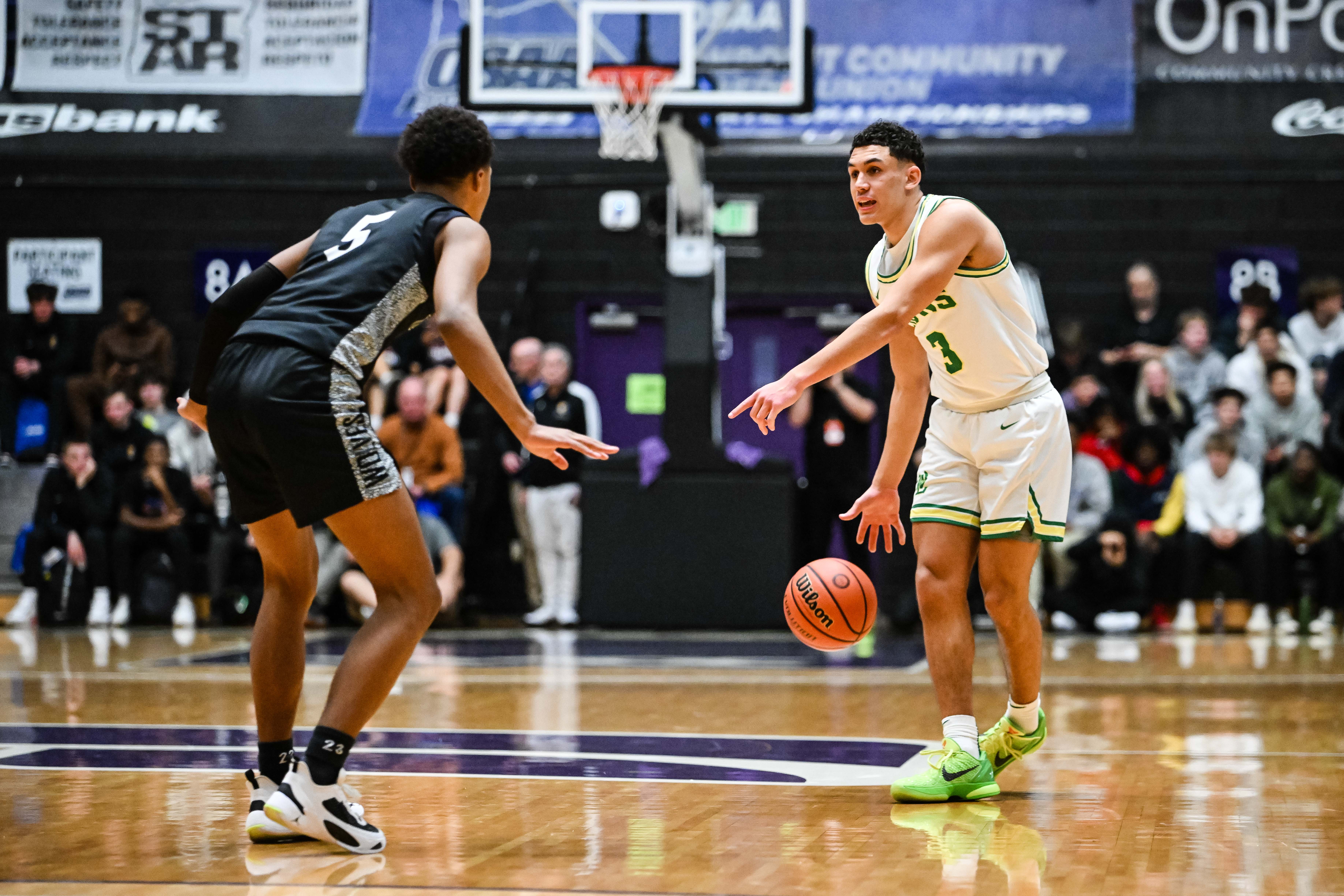 West Linn Tualatin 6A Oregon boys basketball final Naji Saker 1 -45