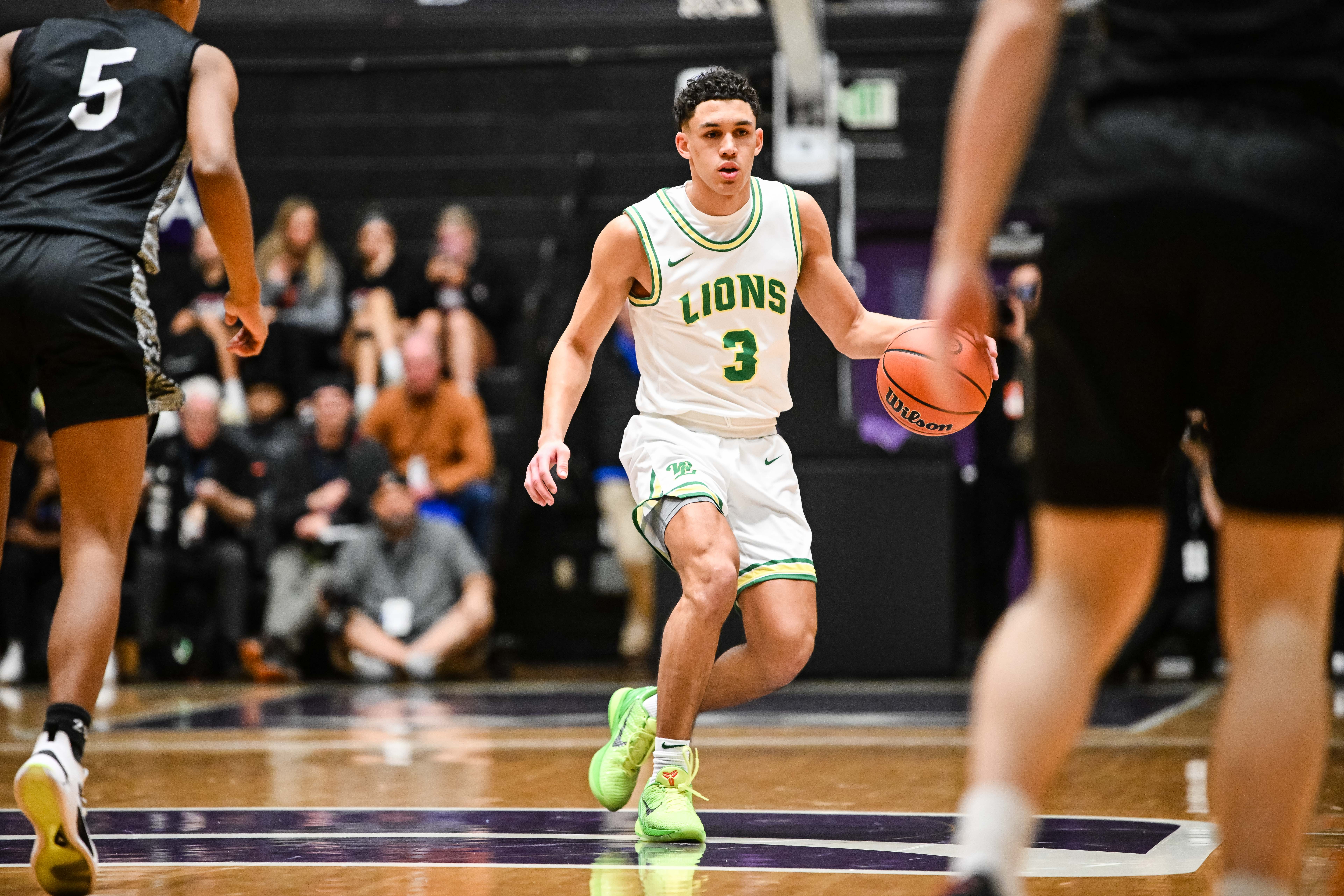 West Linn Tualatin 6A Oregon boys basketball final Naji Saker 1 -49