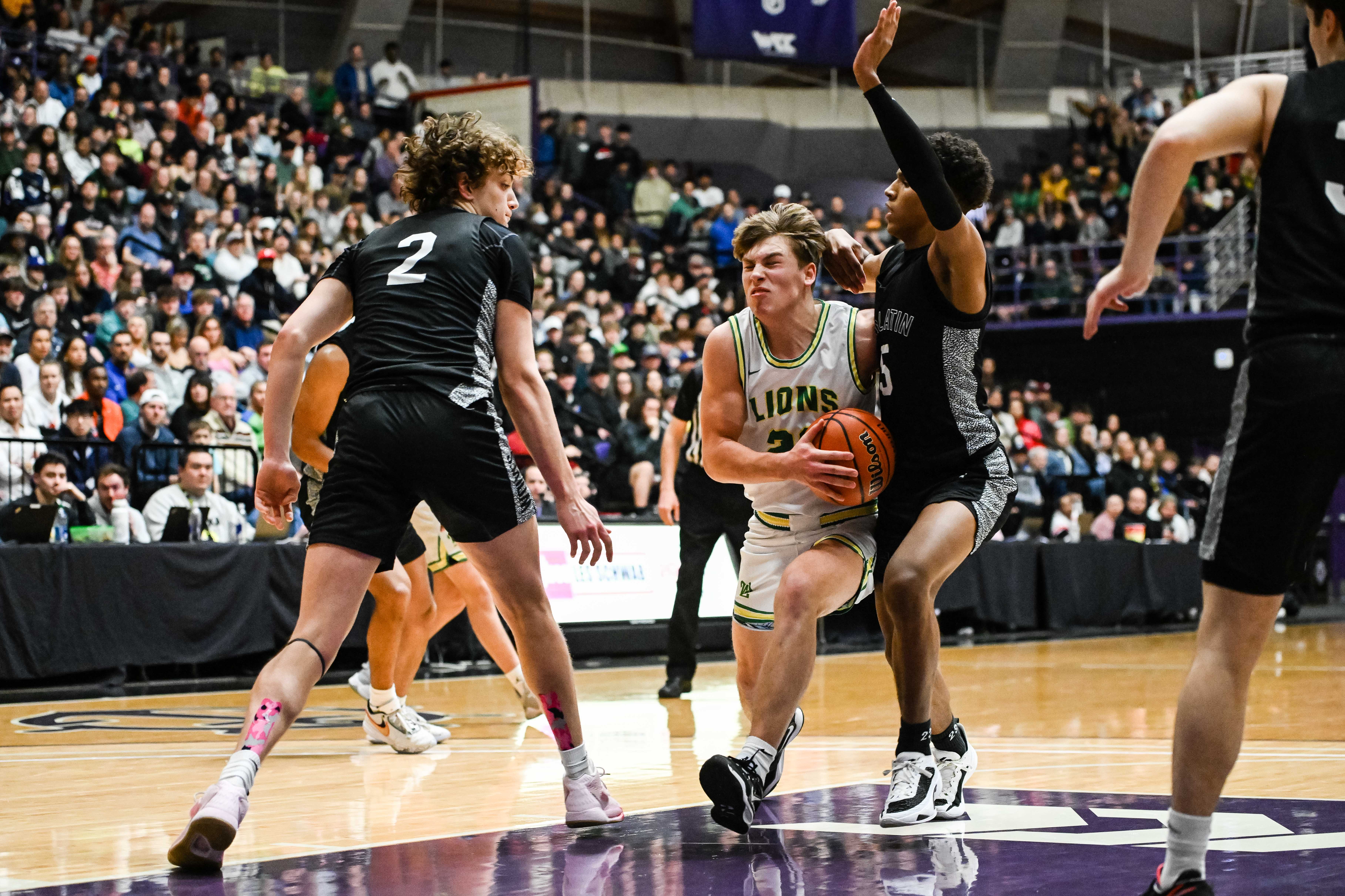 West Linn Tualatin 6A Oregon boys basketball final Naji Saker 1 -48