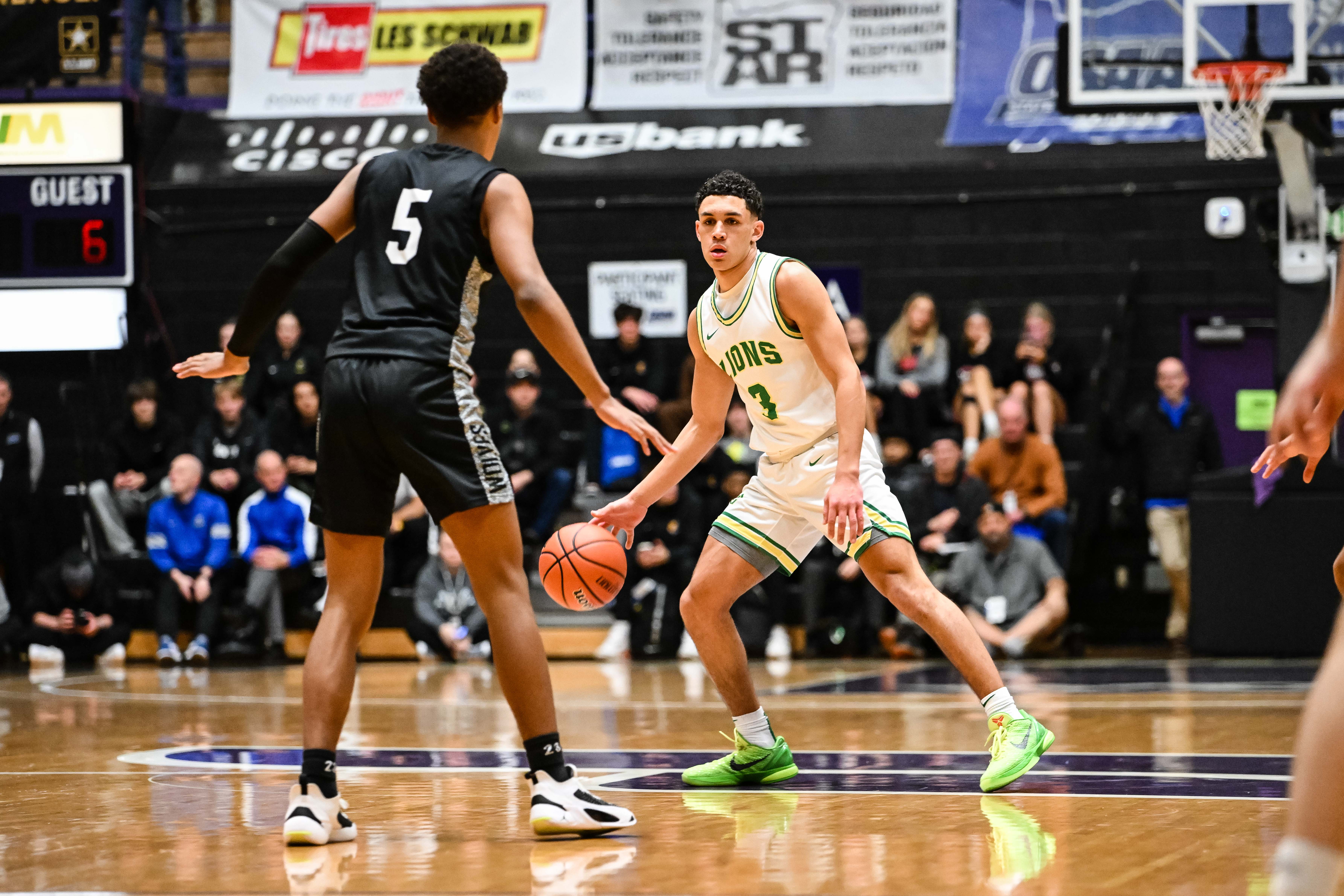 West Linn Tualatin 6A Oregon boys basketball final Naji Saker 1 -50