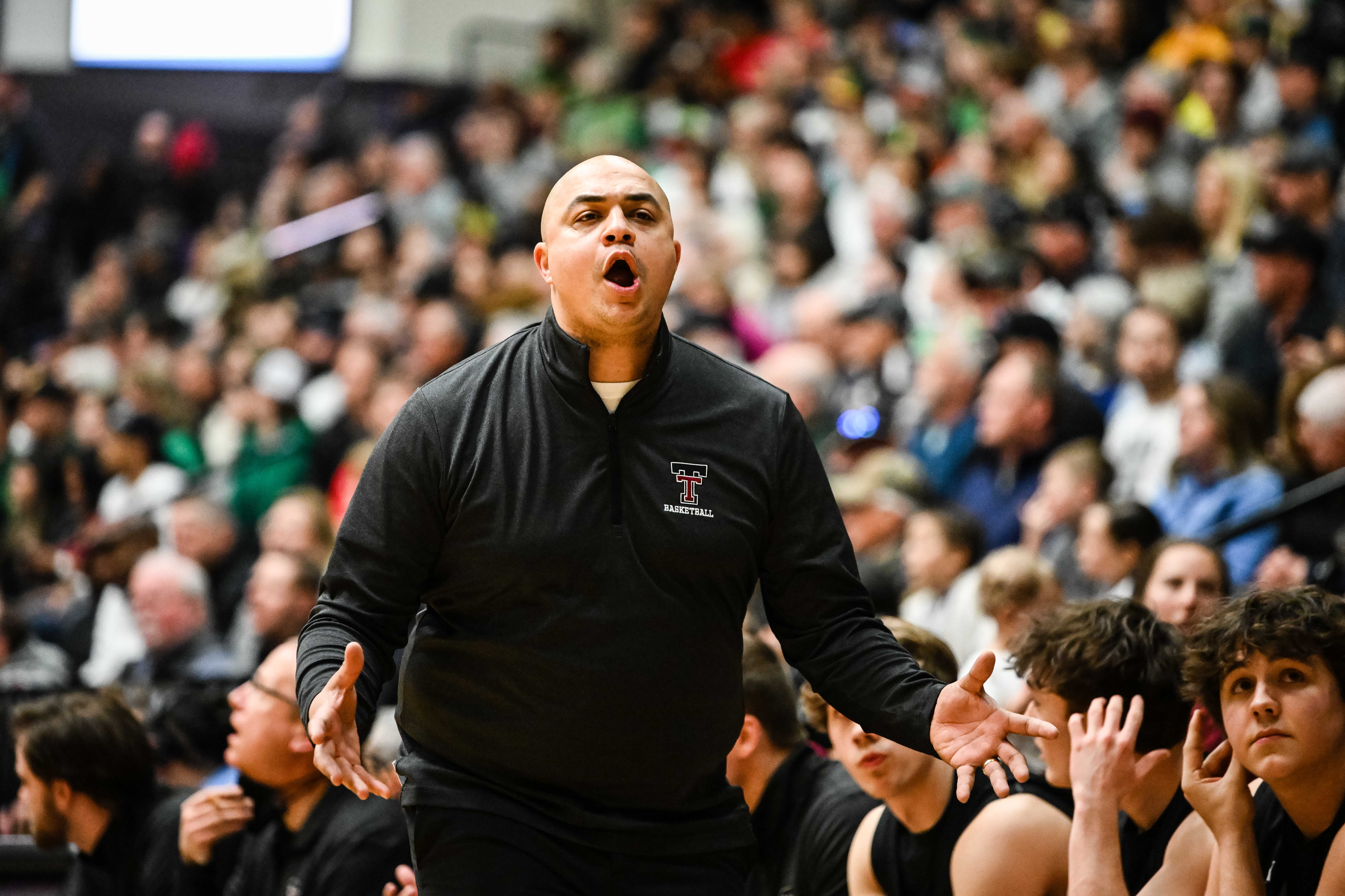 West Linn Tualatin 6A Oregon boys basketball final Naji Saker 1 -54