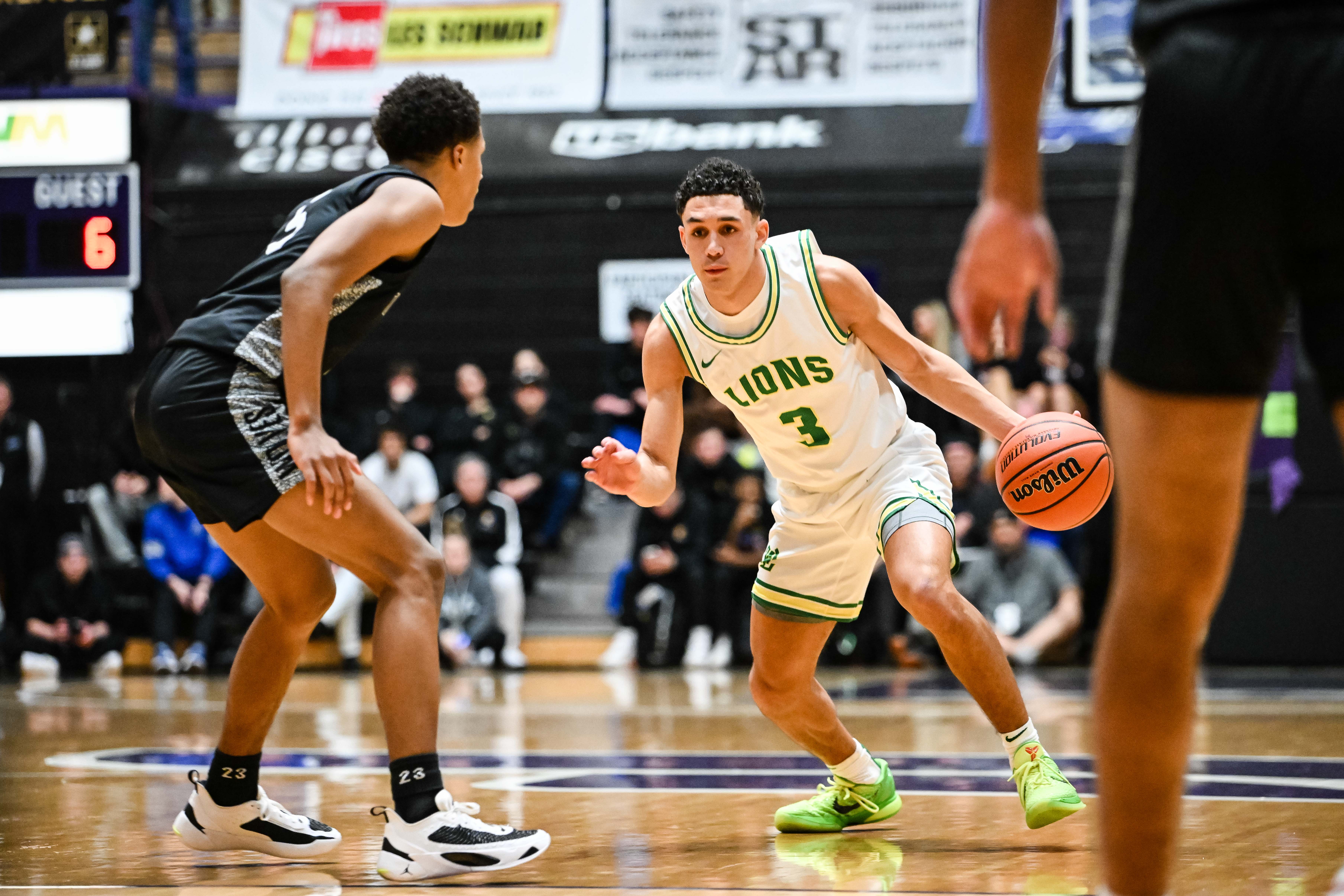 West Linn Tualatin 6A Oregon boys basketball final Naji Saker 1 -52