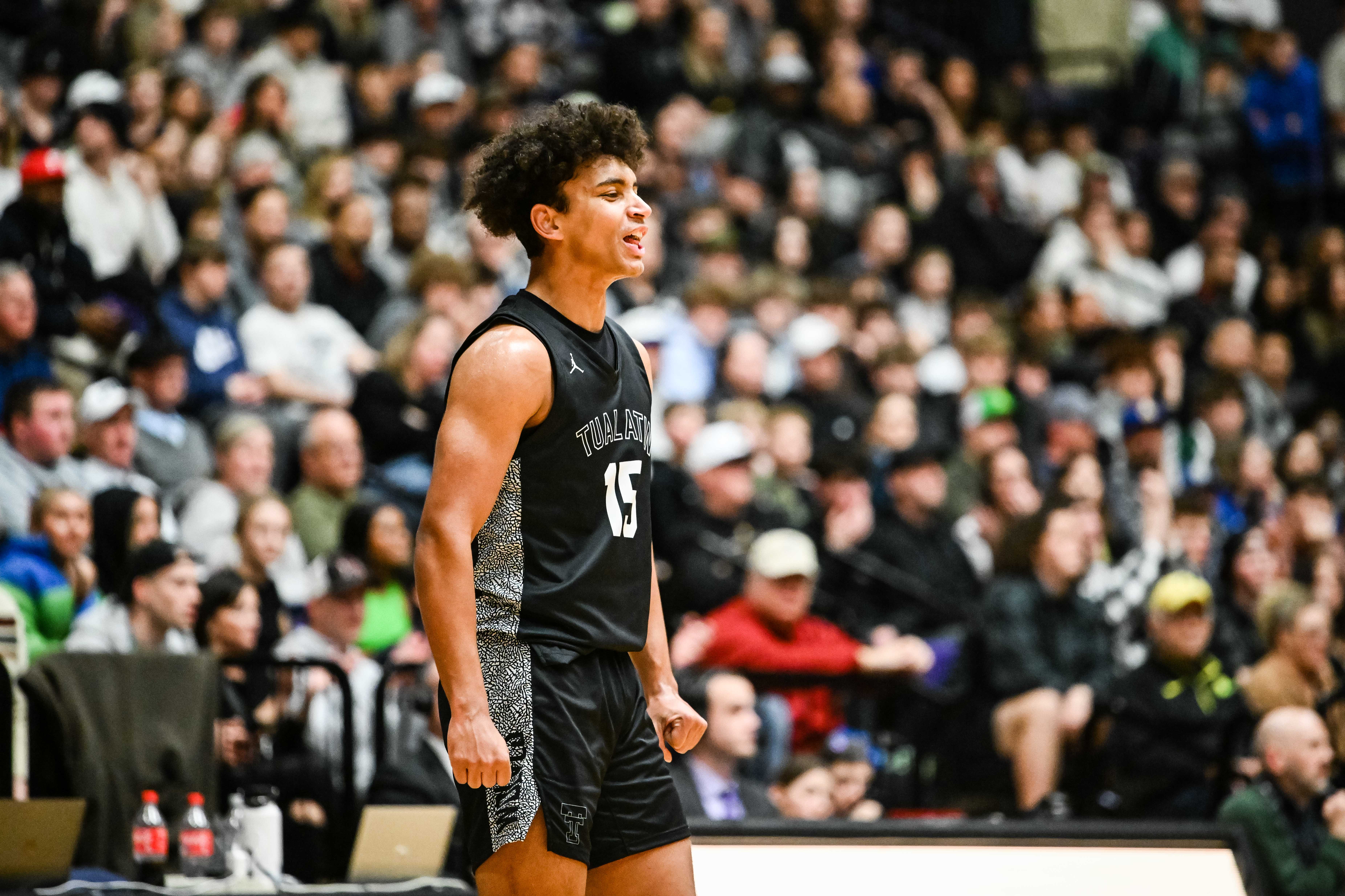 West Linn Tualatin 6A Oregon boys basketball final Naji Saker 1 -58