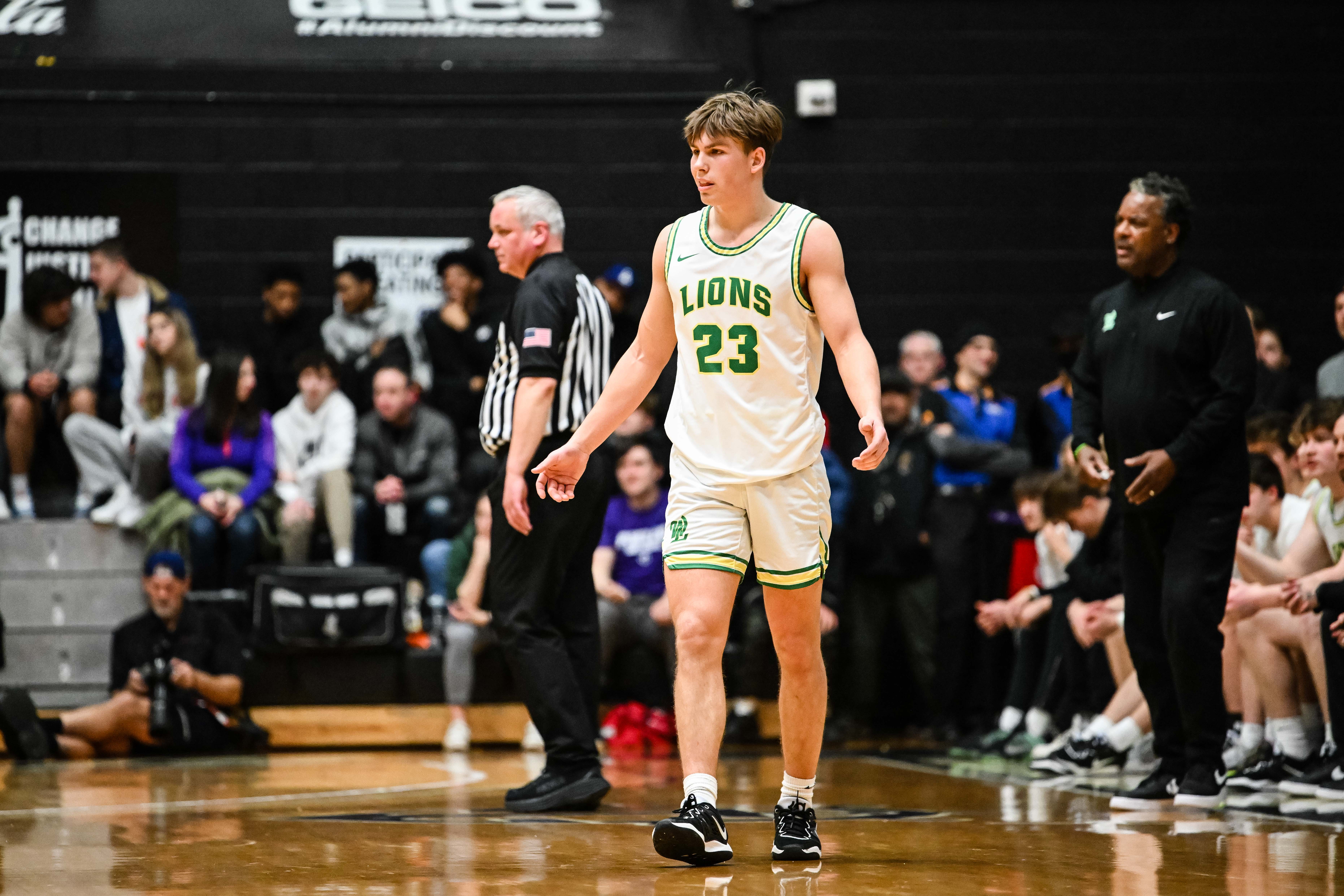 West Linn Tualatin 6A Oregon boys basketball final Naji Saker 1 -60