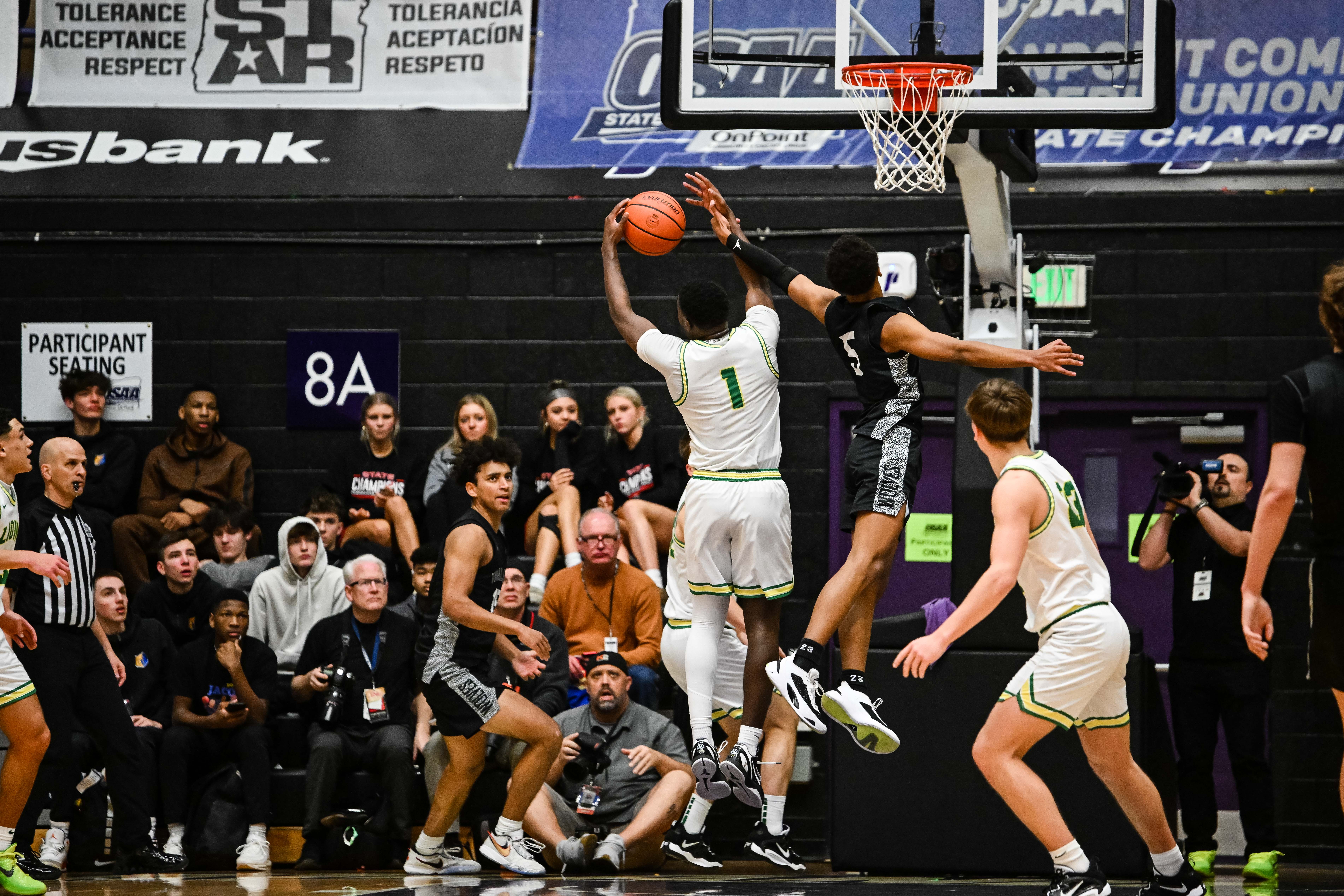 West Linn Tualatin 6A Oregon boys basketball final Naji Saker 1 -74