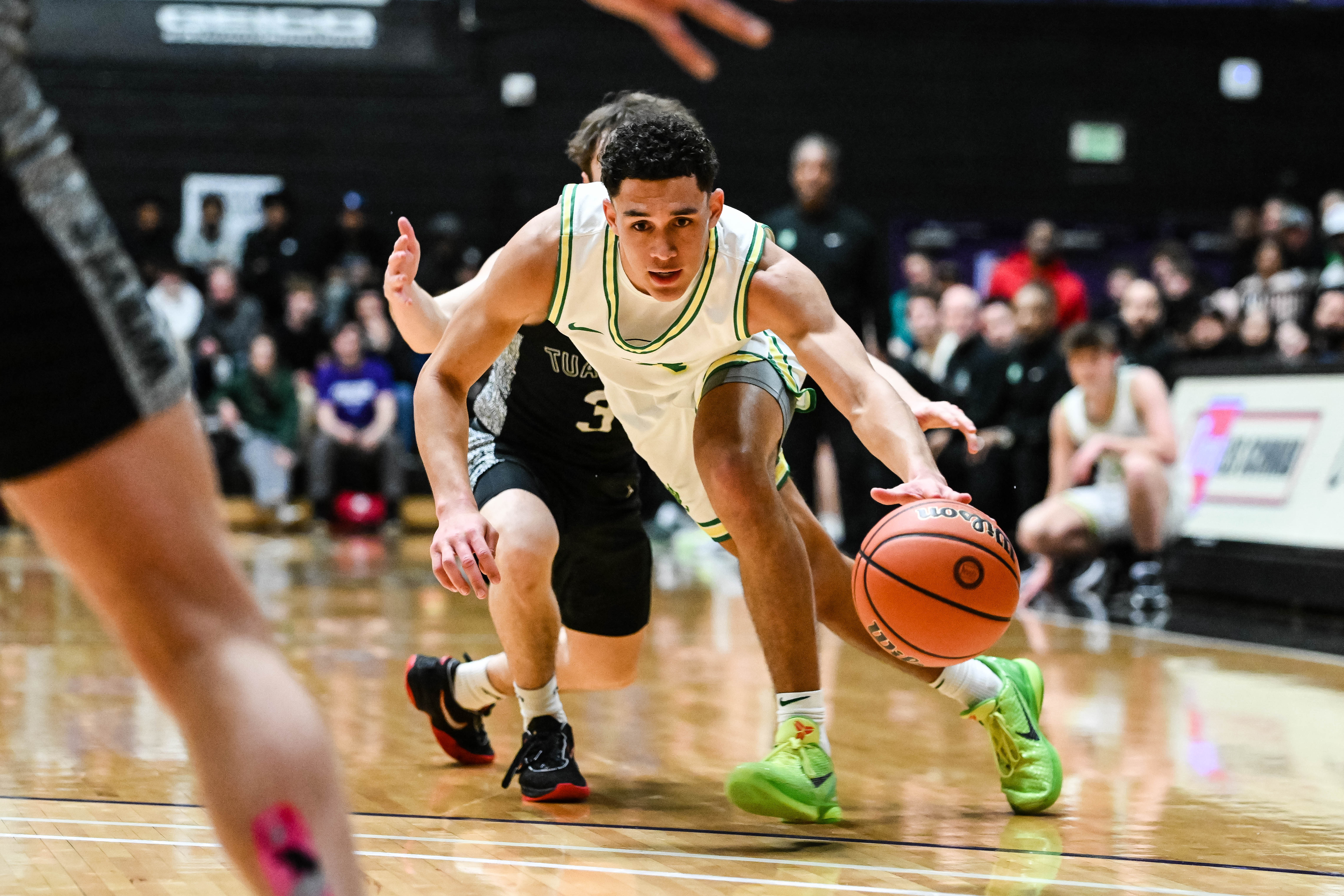 West Linn Tualatin 6A Oregon boys basketball final Naji Saker 1 -80