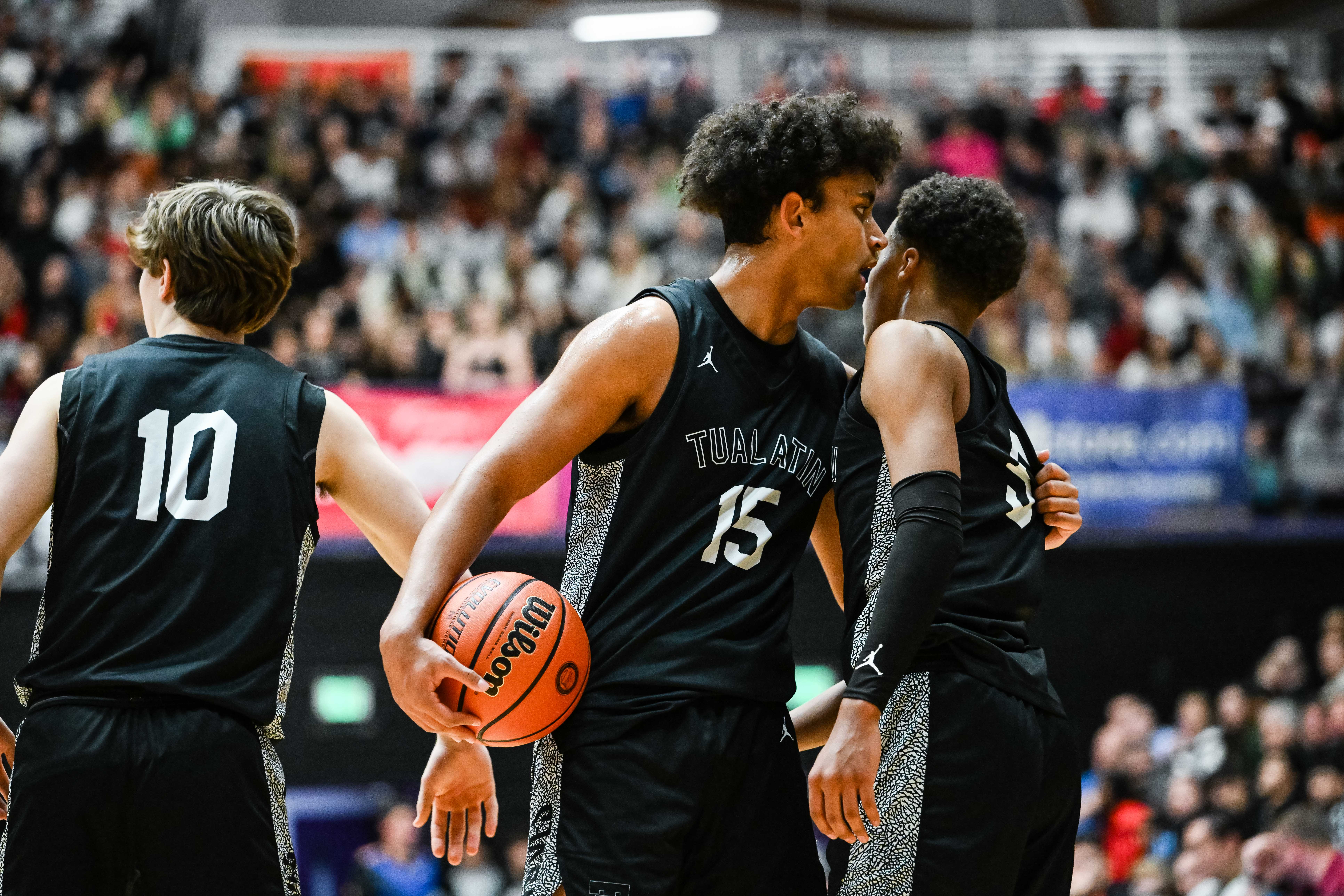 West Linn Tualatin 6A Oregon boys basketball final Naji Saker 1 -86