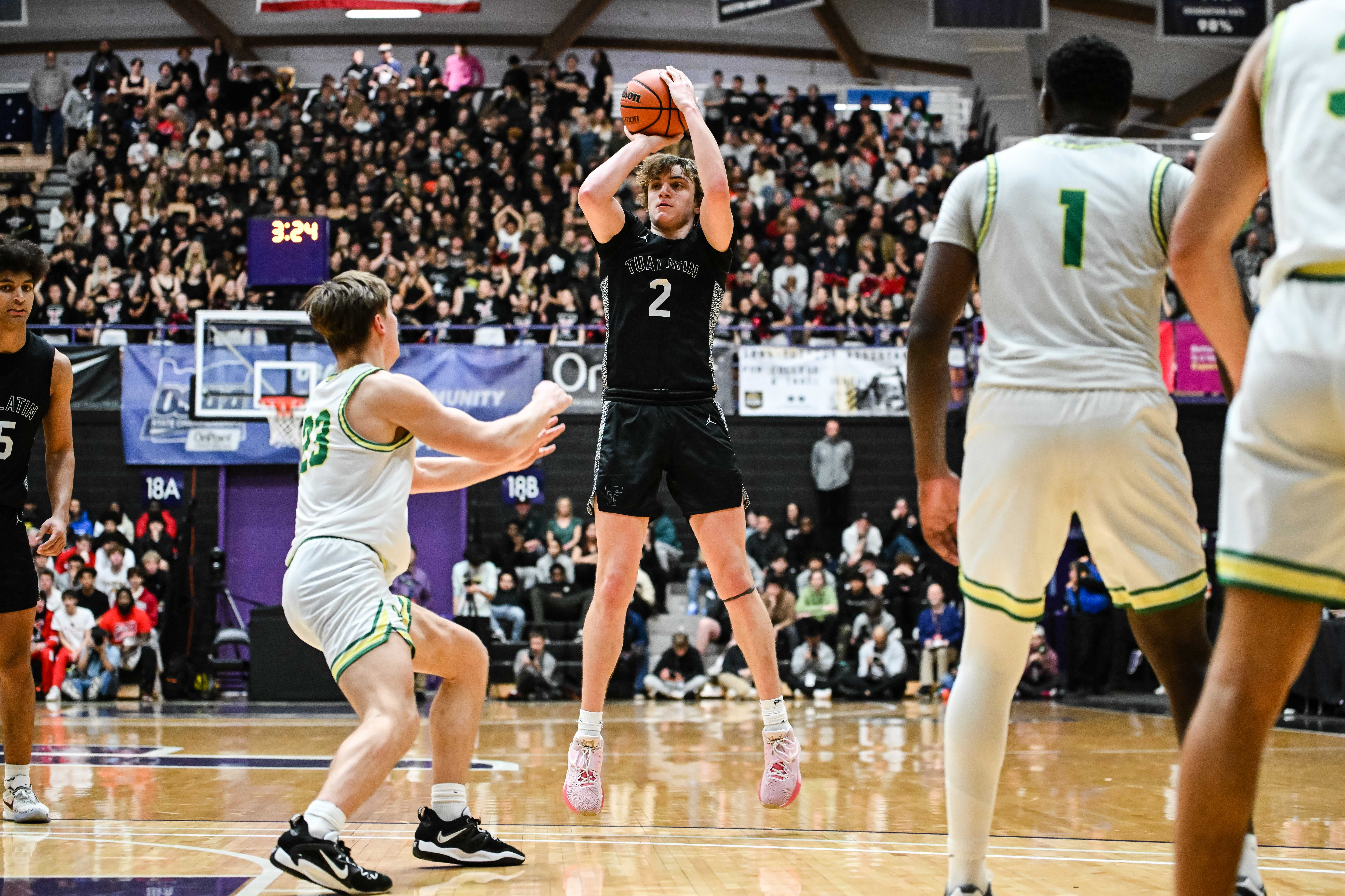 West Linn Tualatin 6A Oregon boys basketball final Naji Saker 1 -97