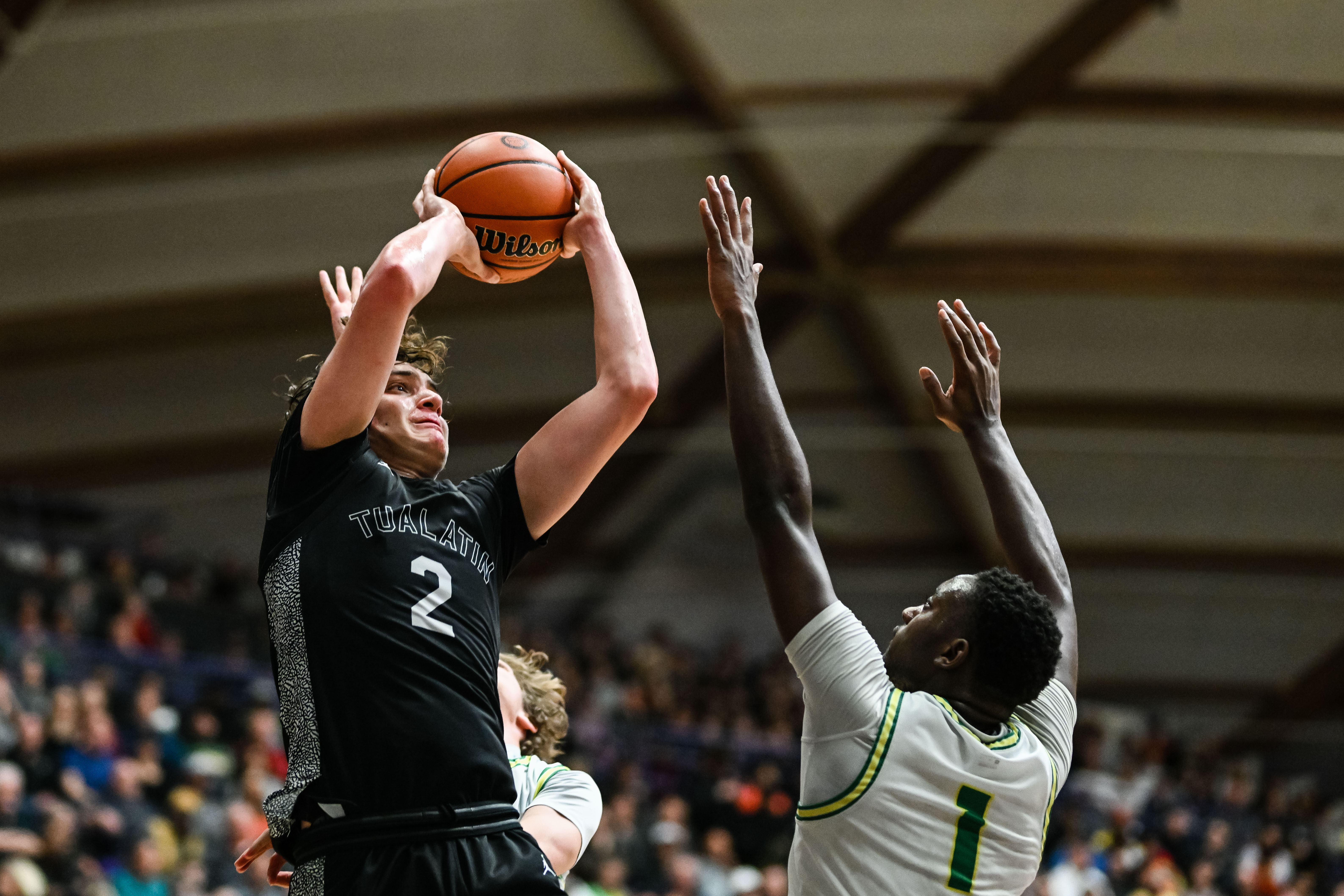 West Linn Tualatin 6A Oregon boys basketball final Naji Saker 1 -135