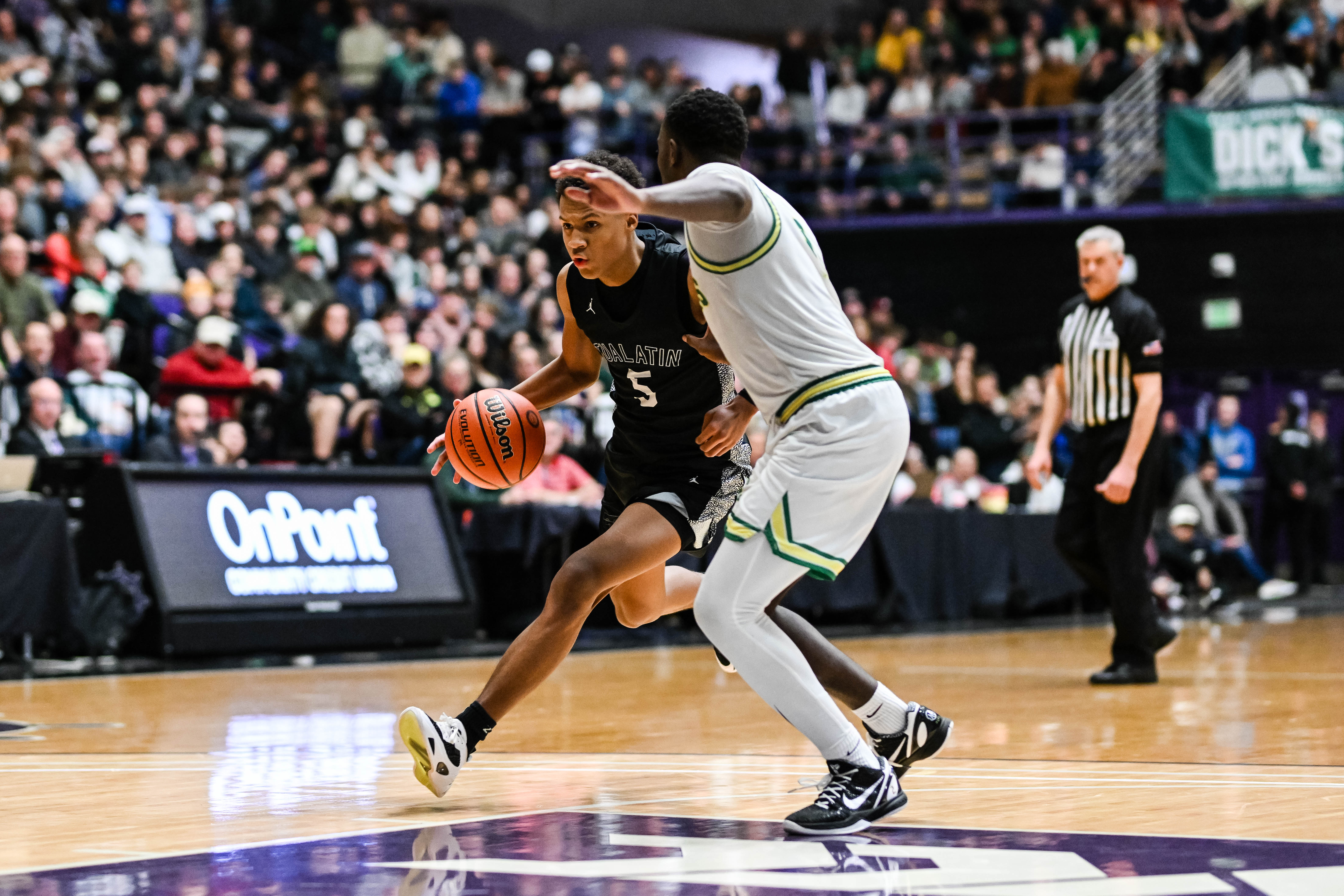 West Linn Tualatin 6A Oregon boys basketball final Naji Saker 1 -140