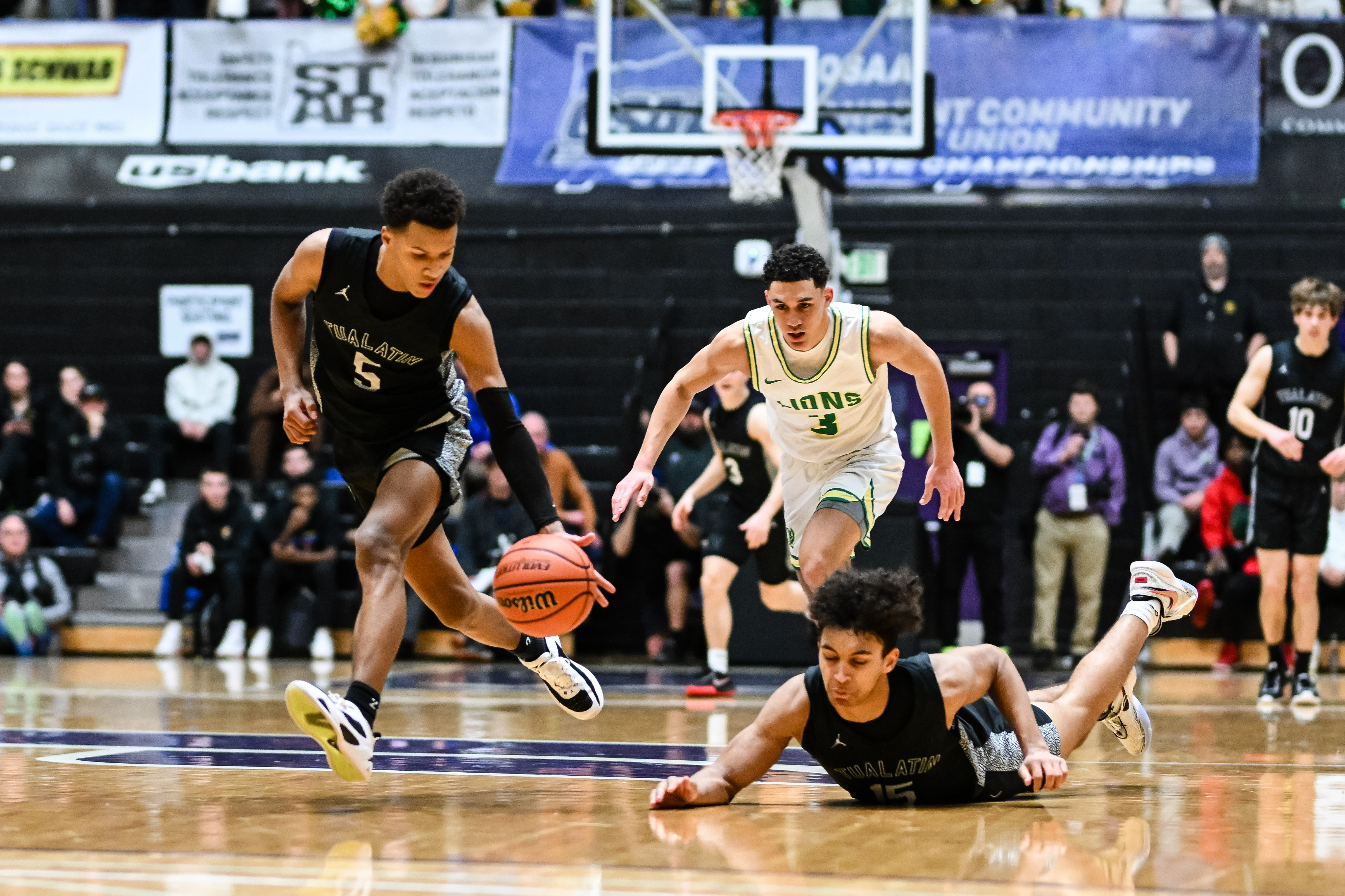 West Linn Tualatin 6A Oregon boys basketball final Naji Saker 1 -152