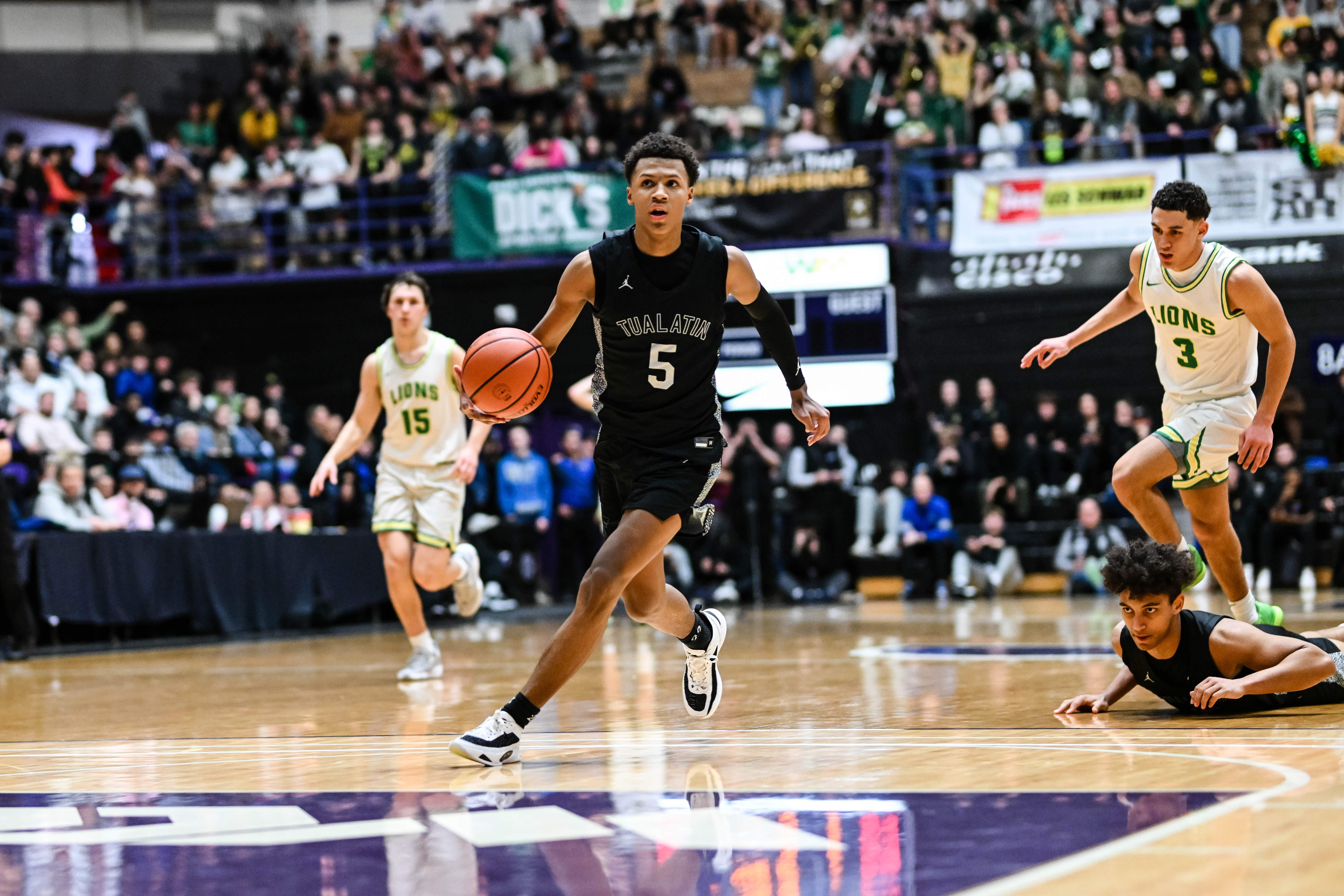 West Linn Tualatin 6A Oregon boys basketball final Naji Saker 1 -153