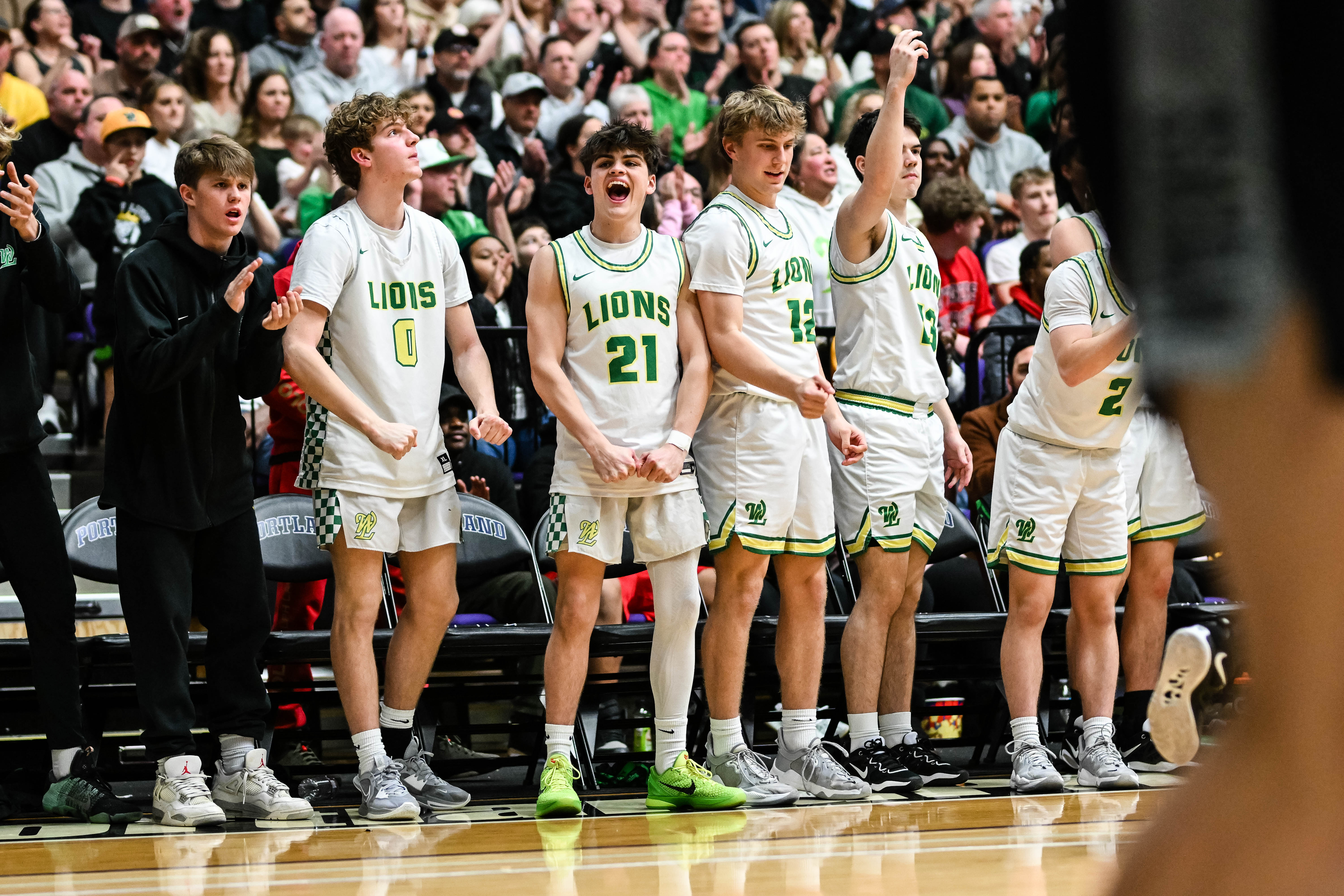 West Linn Tualatin 6A Oregon boys basketball final Naji Saker 1 -103