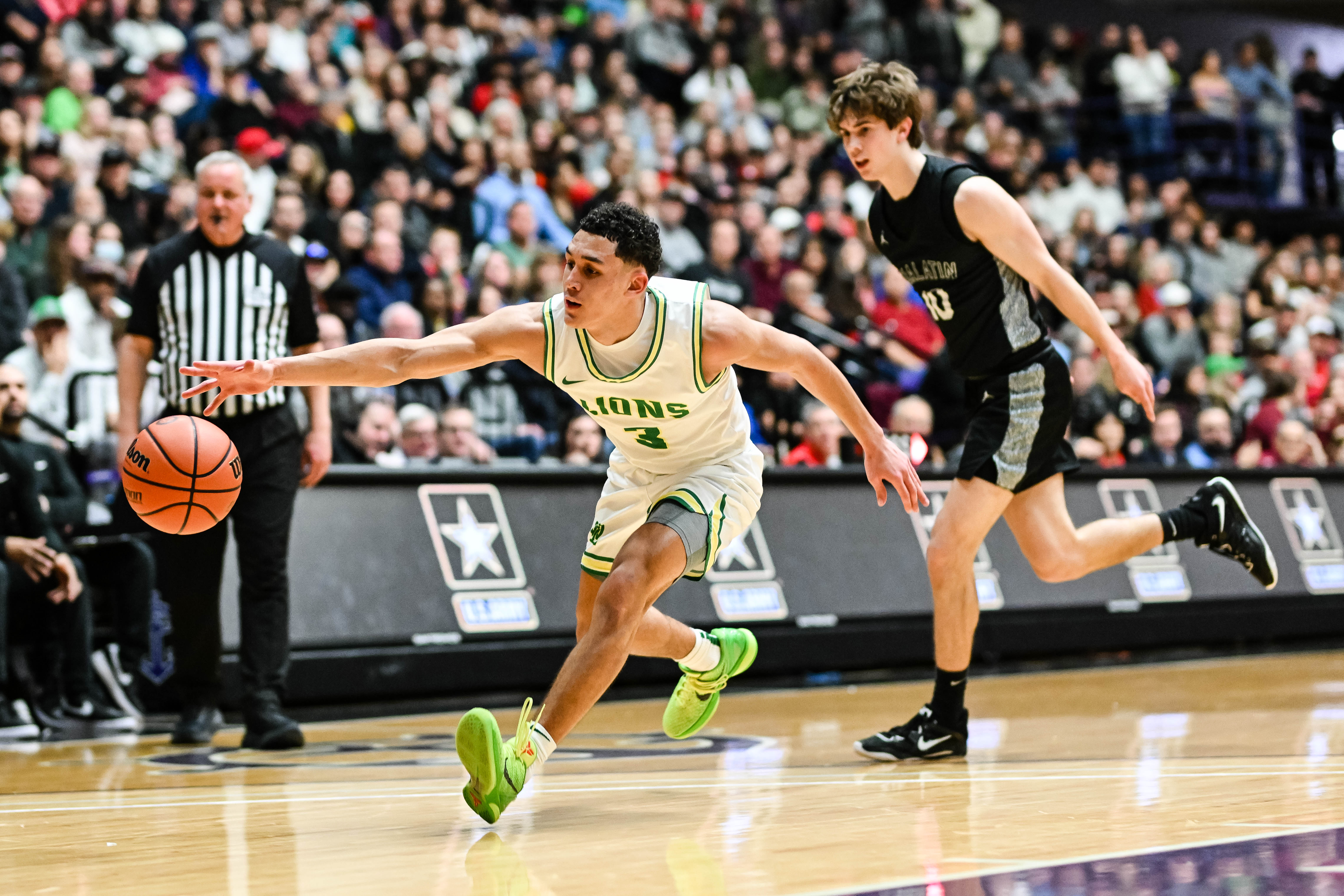 West Linn Tualatin 6A Oregon boys basketball final Naji Saker 1 -106