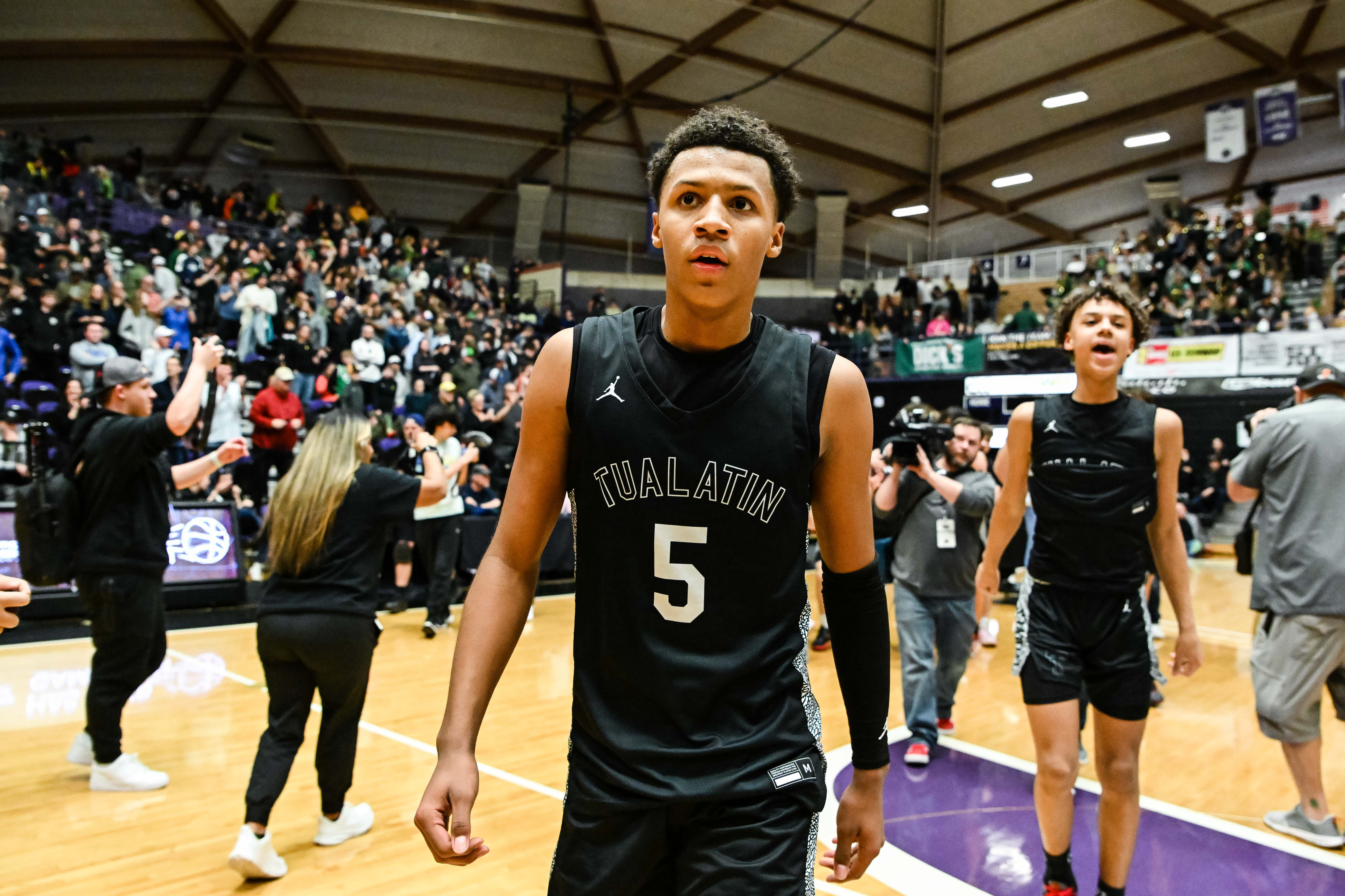 West Linn Tualatin 6A Oregon boys basketball final Naji Saker 1 -202