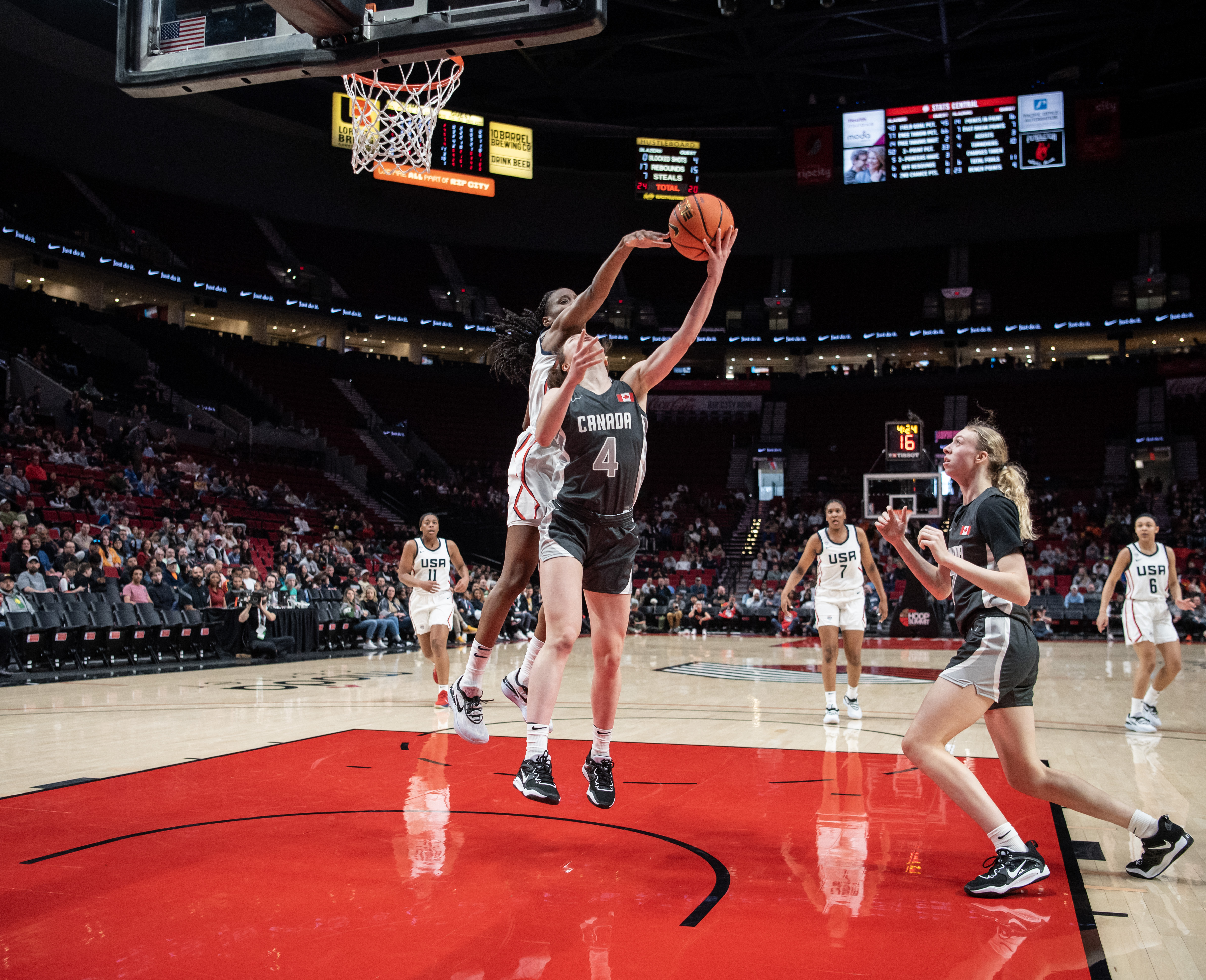 Nike Hoop Summit women's game April 8 2023 Taylor Balkom 12