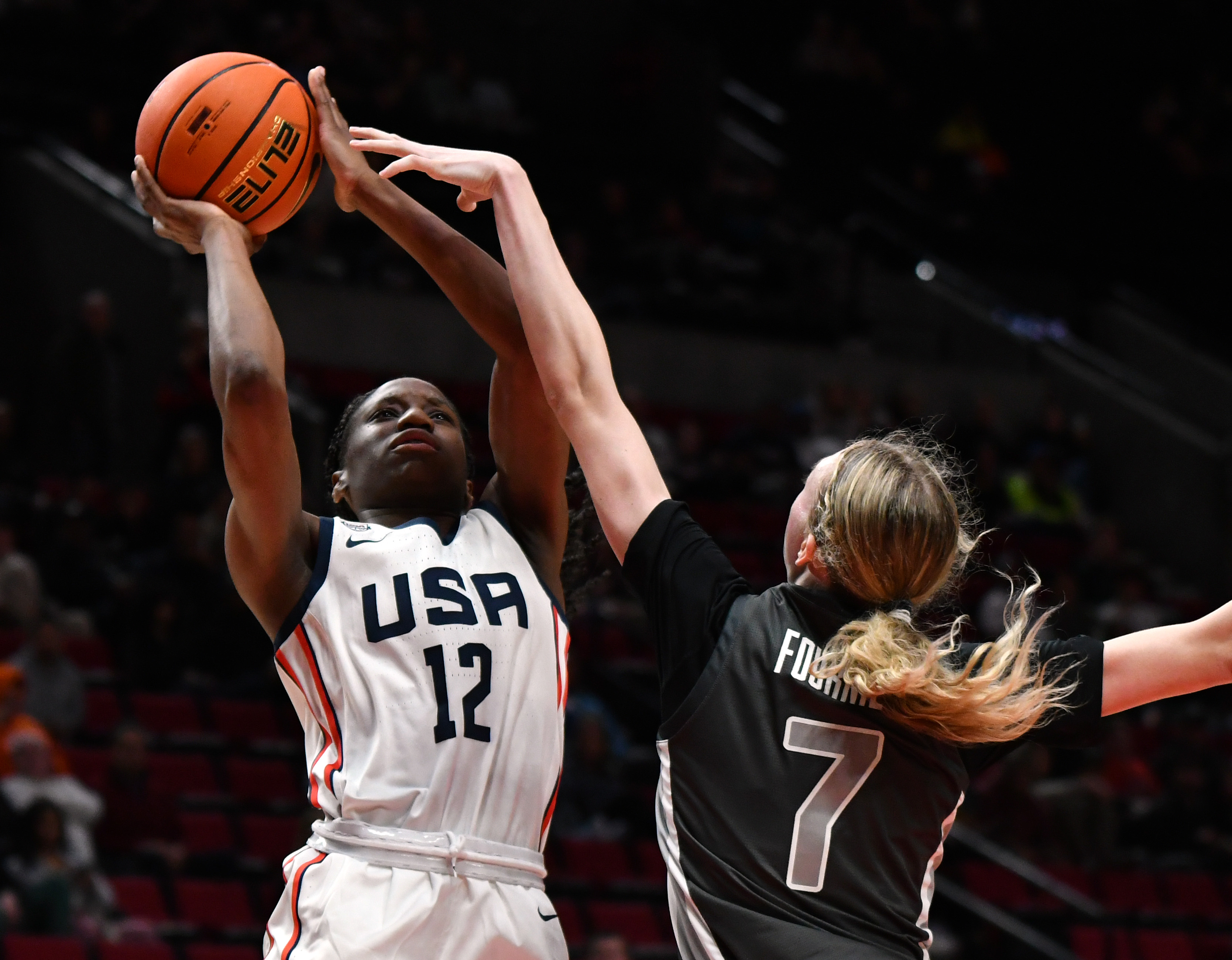 Nike Hoop Summit women's game April 8 2023 Taylor Balkom 37