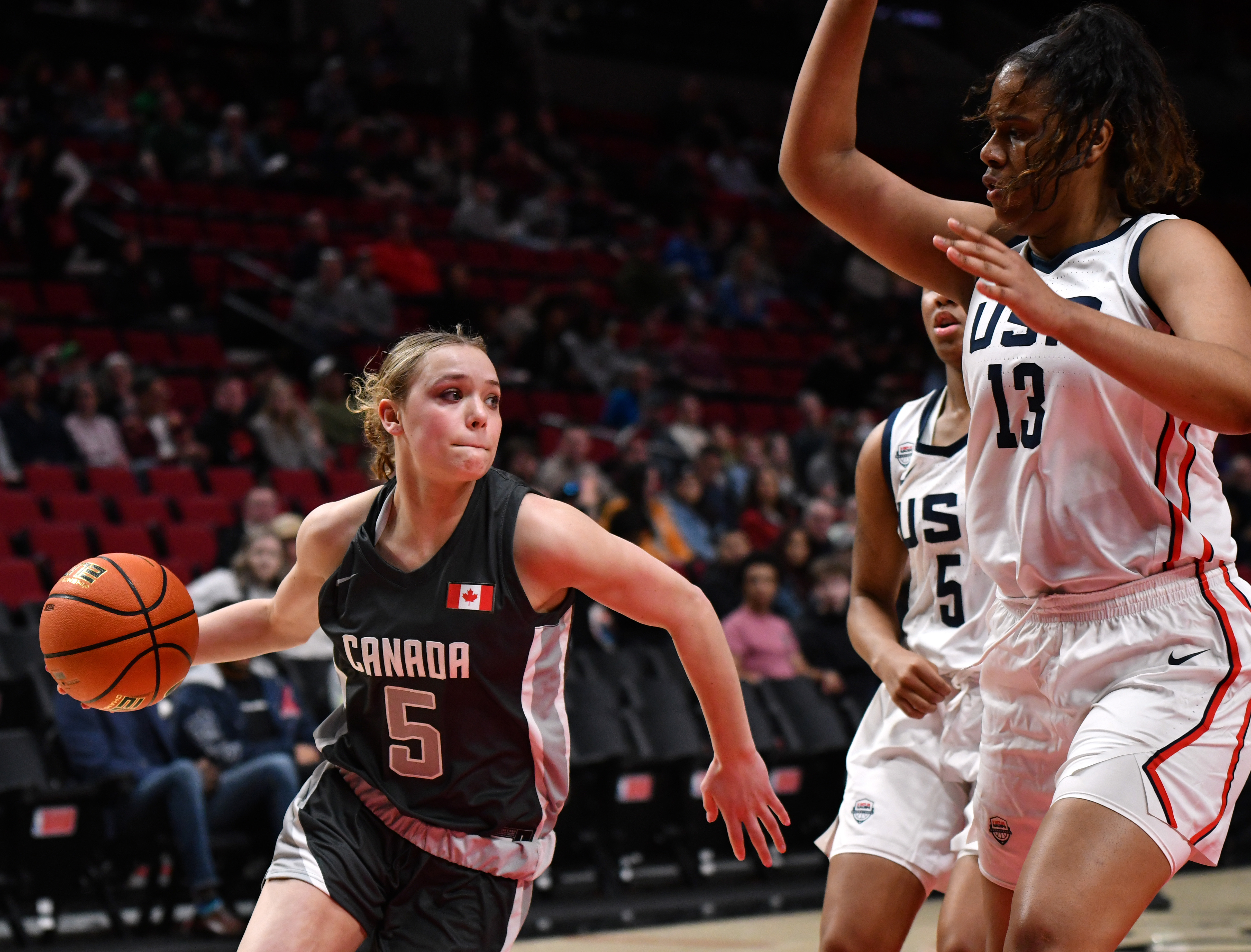 Nike Hoop Summit women's game April 8 2023 Taylor Balkom 40