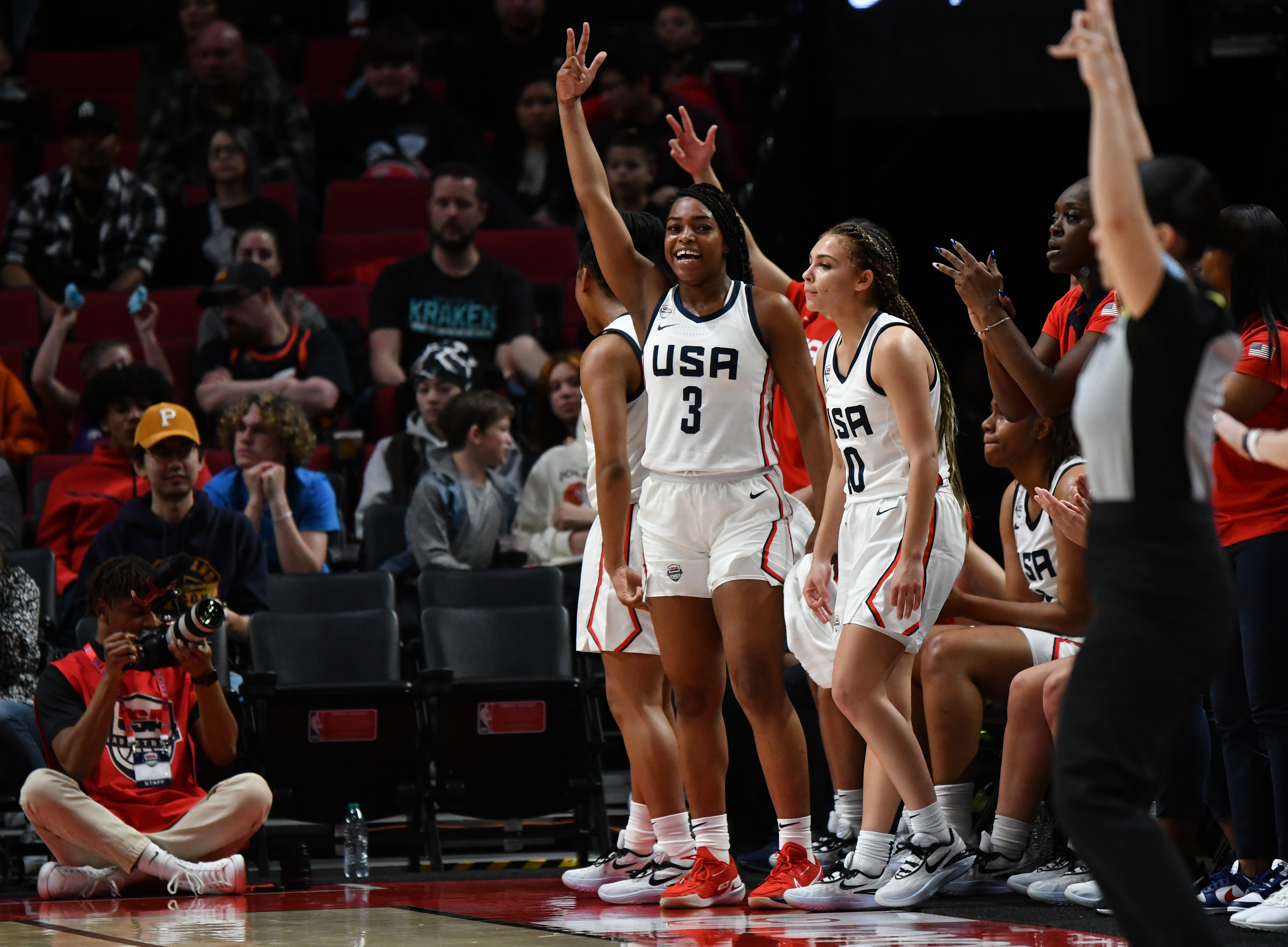 Nike Hoop Summit women's game April 8 2023 Taylor Balkom 44