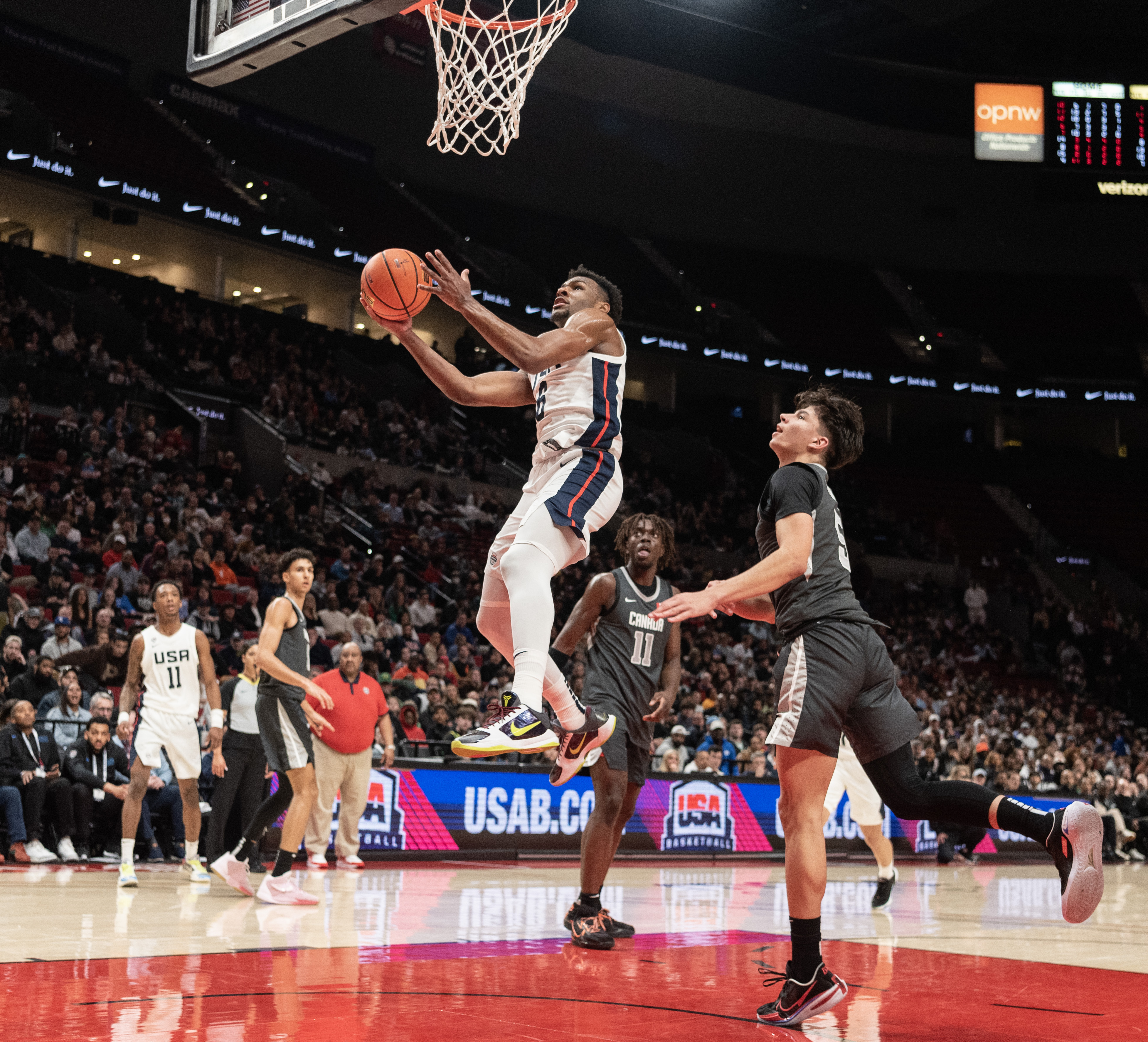 Nike Hoop Summit men's game April 8 2023 Taylor Balkom 14