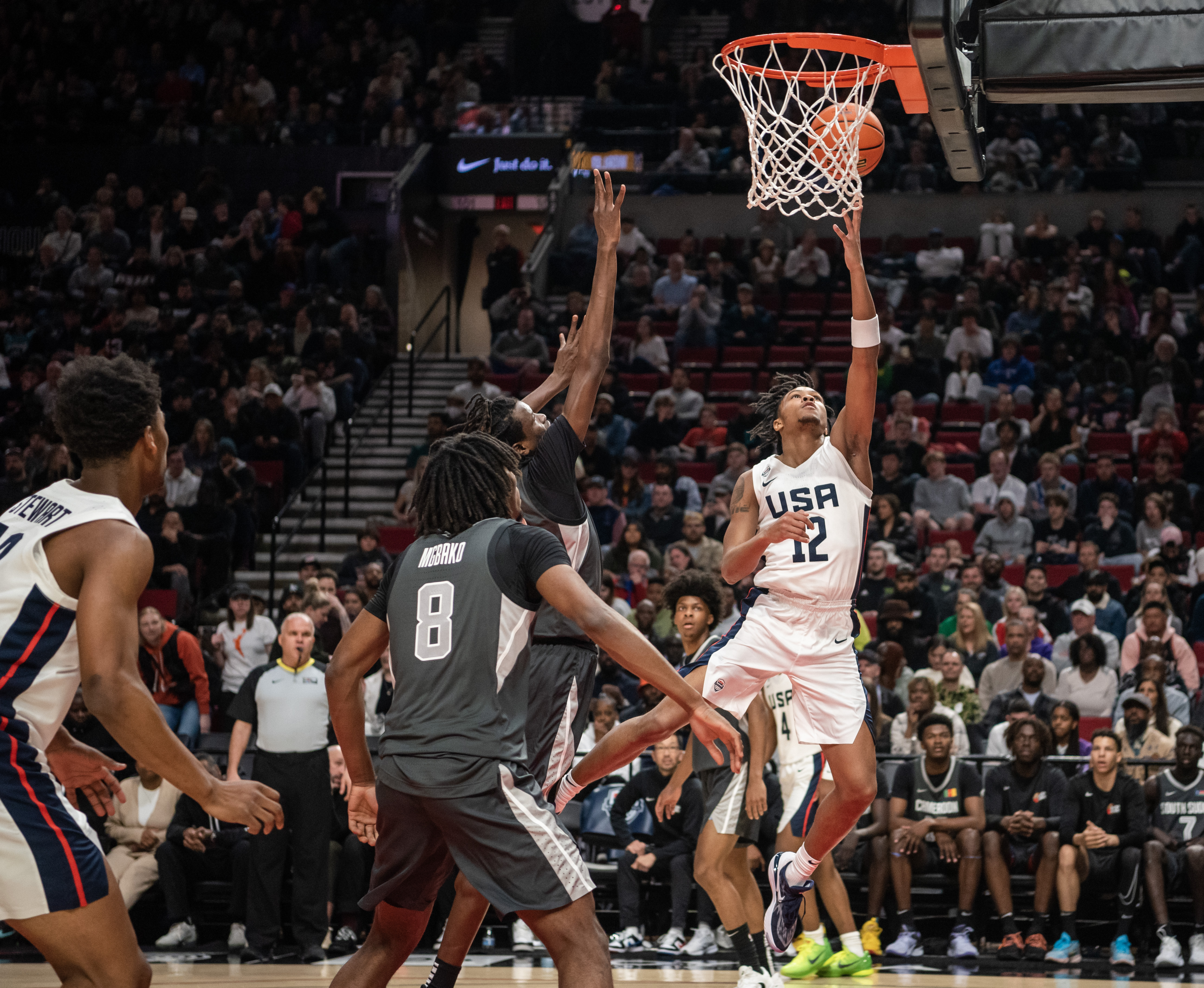 Nike Hoop Summit men's game April 8 2023 Taylor Balkom 3