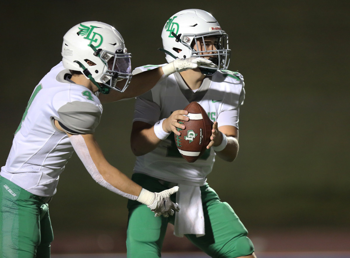 Cade Bortnem, Lake Dallas senior quarterback.