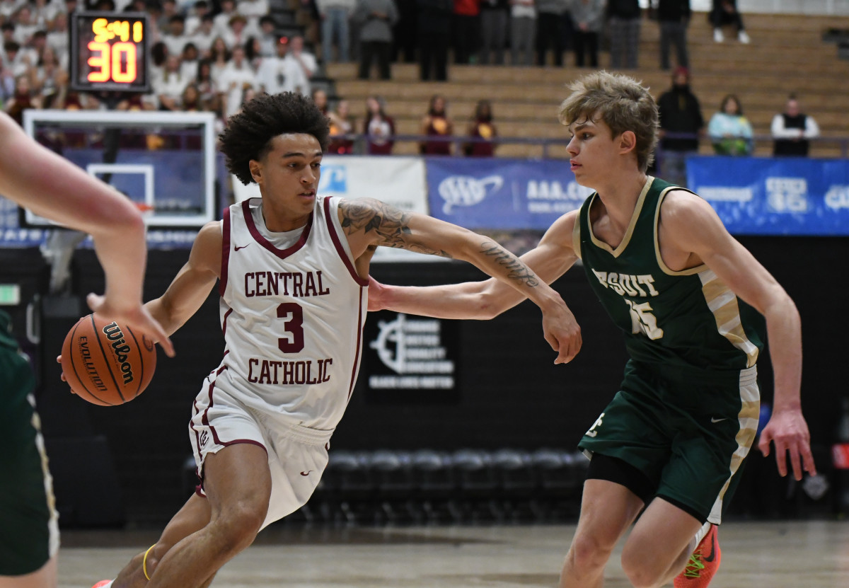 Jesuit Central Catholic 6A Oregon boys basketball quarterfinal 2024 Taylor Balkom 10