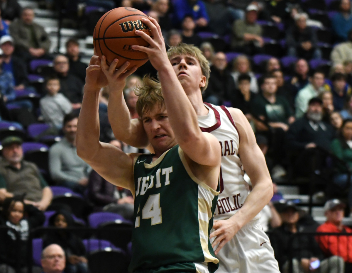 Jesuit Central Catholic 6A Oregon boys basketball quarterfinal 2024 Taylor Balkom 18