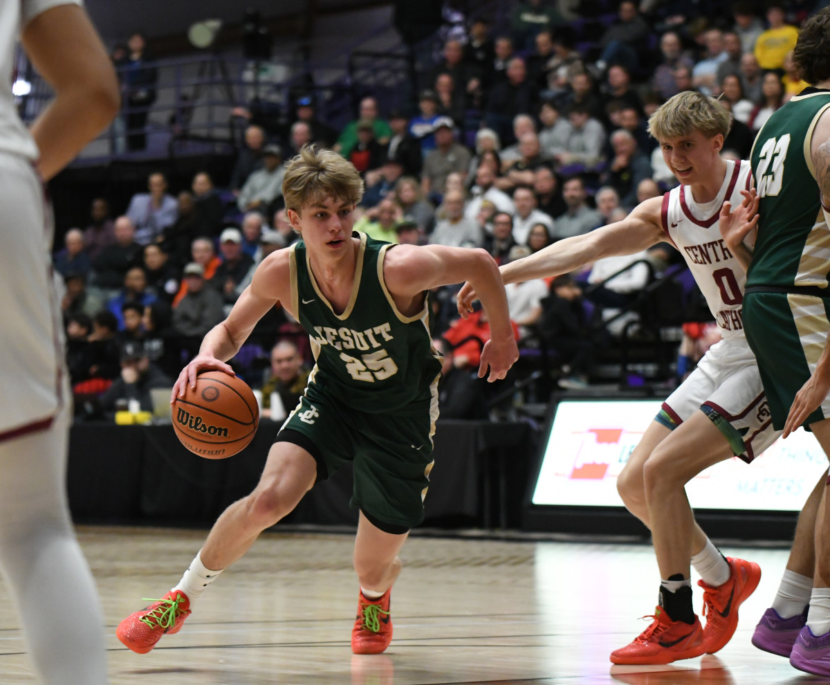 Jesuit Central Catholic 6A Oregon boys basketball quarterfinal 2024 Taylor Balkom 20