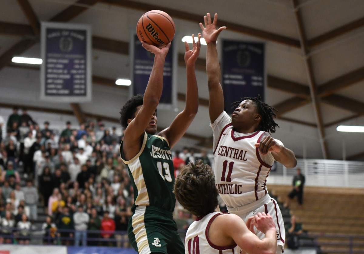 Jesuit Central Catholic 6A Oregon boys basketball quarterfinal 2024 Taylor Balkom 29