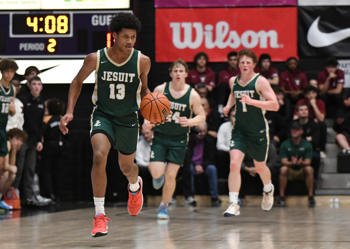 Jesuit Central Catholic 6A Oregon boys basketball quarterfinal 2024 Taylor Balkom 28