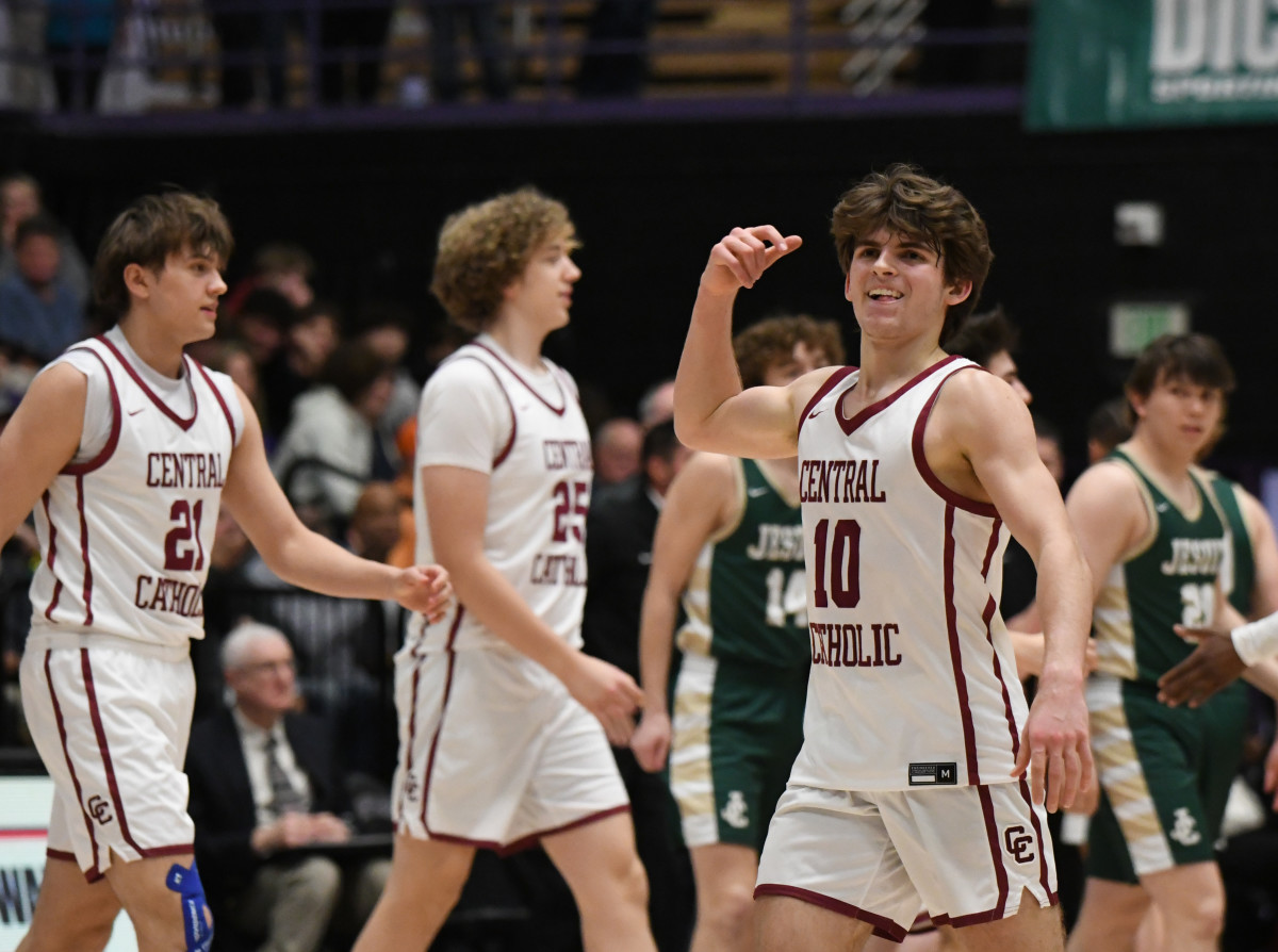 Jesuit Central Catholic 6A Oregon boys basketball quarterfinal 2024 Taylor Balkom 48