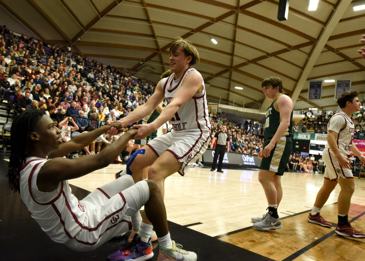 Jesuit Central Catholic 6A Oregon boys basketball quarterfinal 2024 Taylor Balkom 52