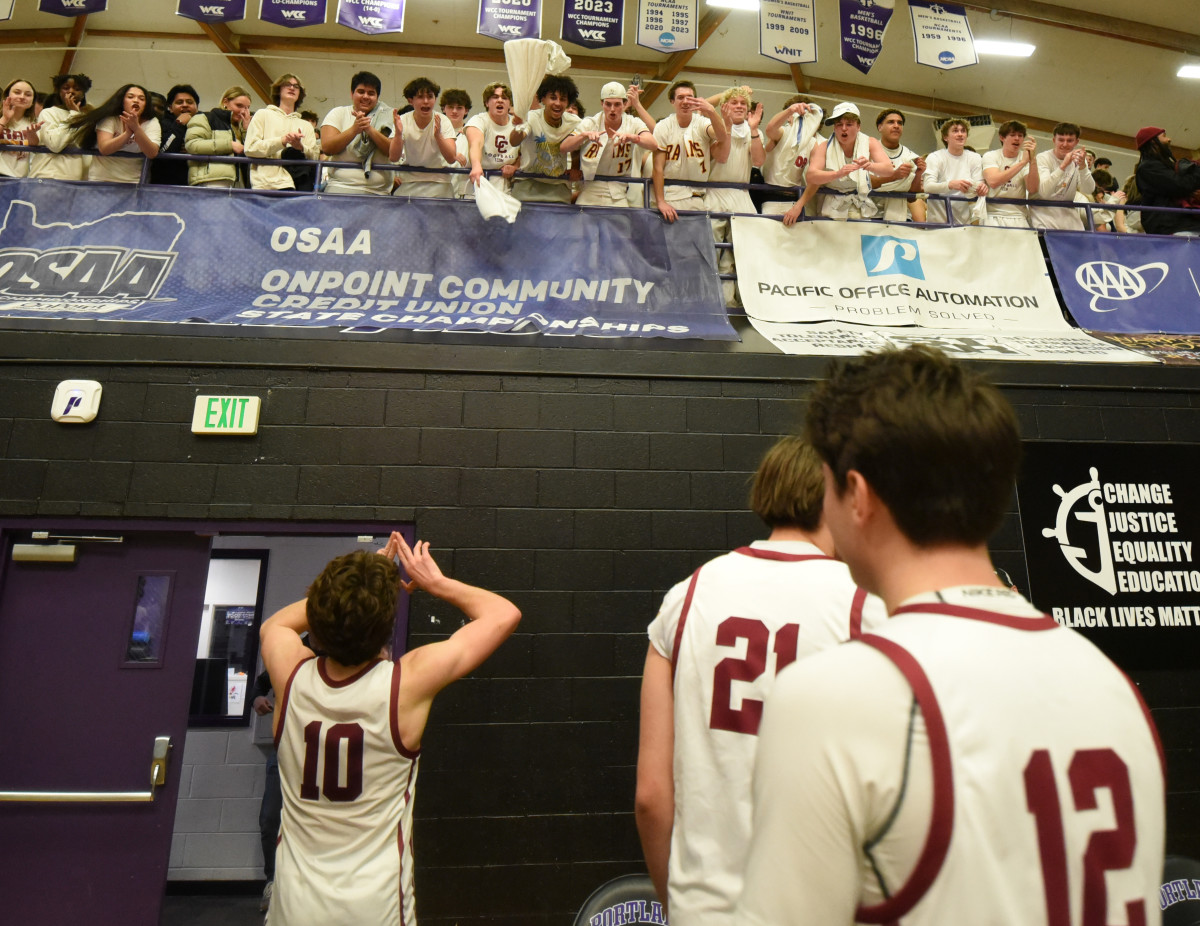 Jesuit Central Catholic 6A Oregon boys basketball quarterfinal 2024 Taylor Balkom 54