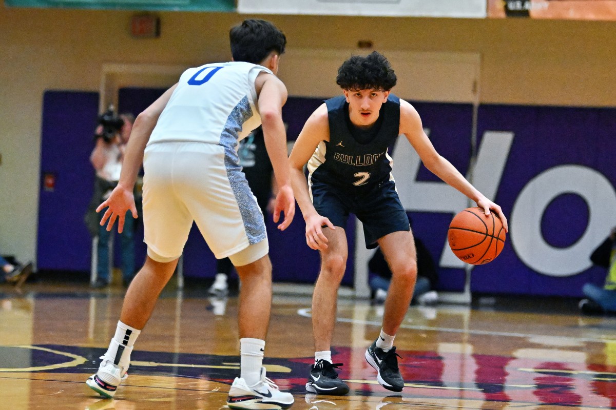 a Woodburn West Albany 5A Oregon boys basketball quarterfinal 2024 Leon Neuschwander 46