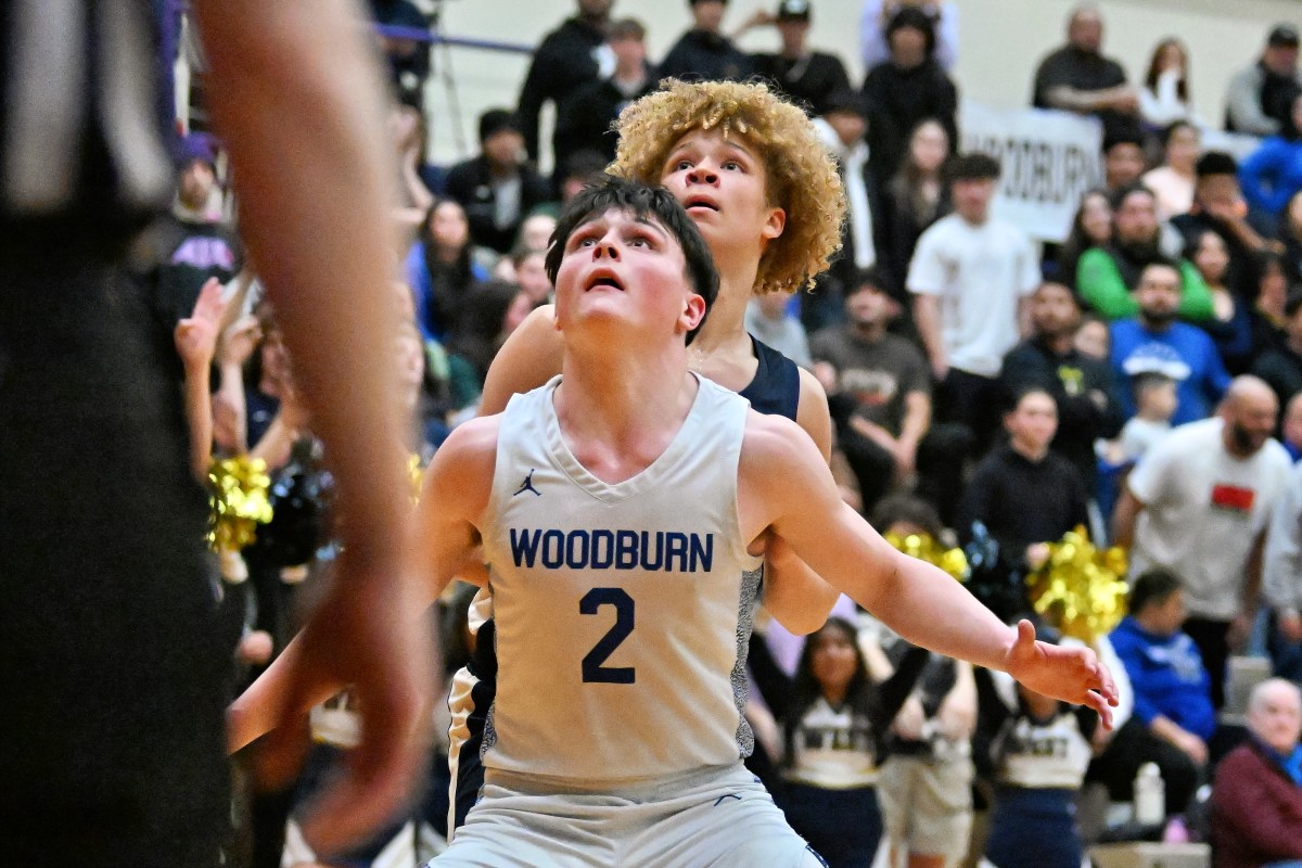 a Woodburn West Albany 5A Oregon boys basketball quarterfinal 2024 Leon Neuschwander 51