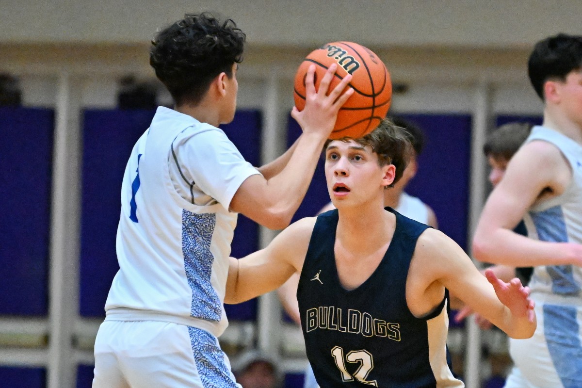 a Woodburn West Albany 5A Oregon boys basketball quarterfinal 2024 Leon Neuschwander 23