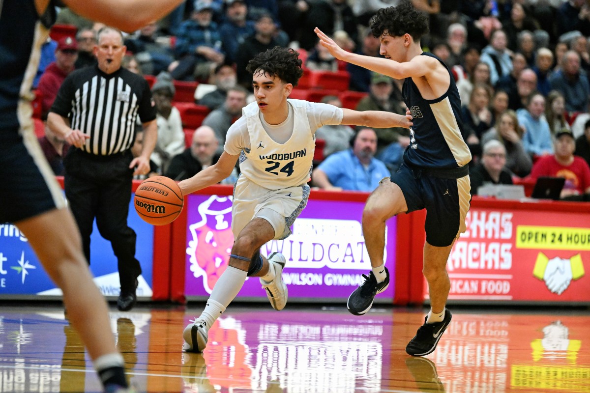 a Woodburn West Albany 5A Oregon boys basketball quarterfinal 2024 Leon Neuschwander 35