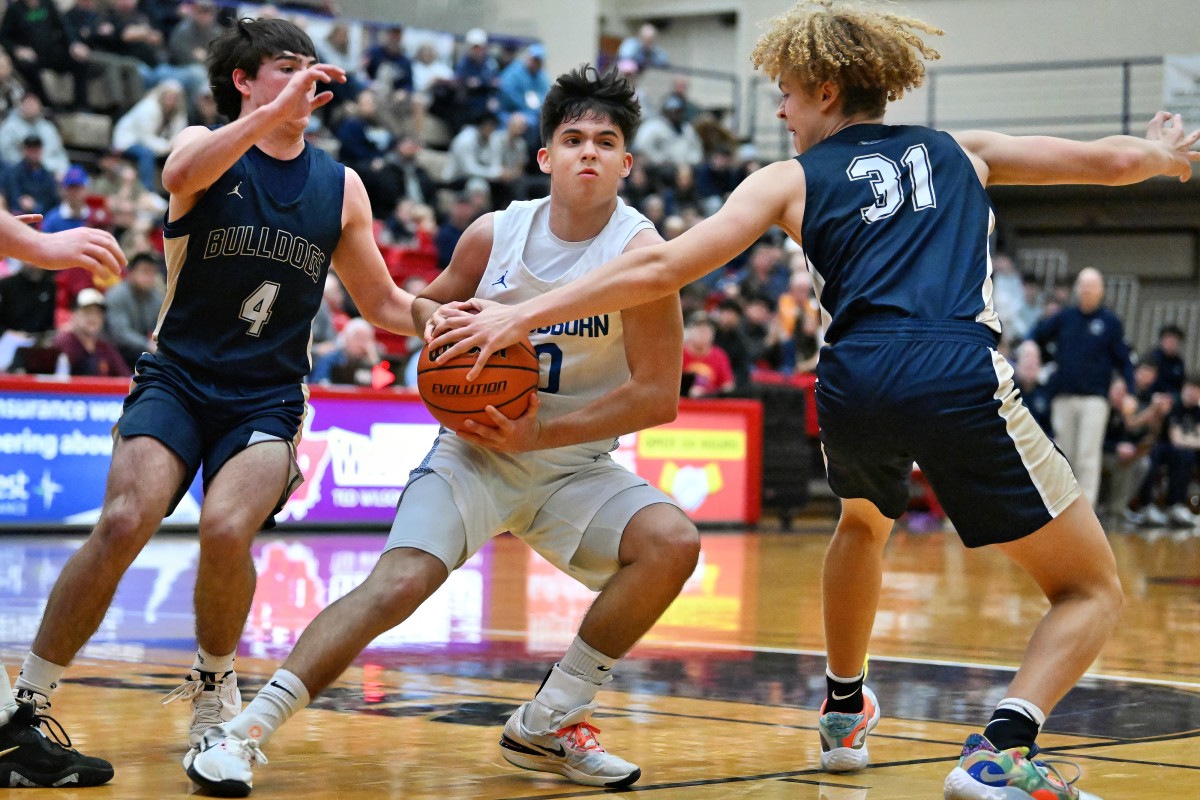 a Woodburn West Albany 5A Oregon boys basketball quarterfinal 2024 Leon Neuschwander 33