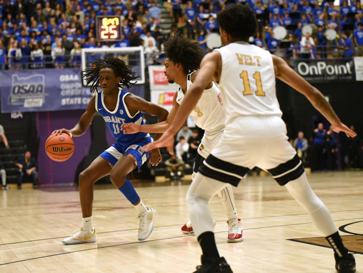 Grant Roosevelt 6A Oregon boys basketball quarterfinal 2024 Taylor Balkom 11