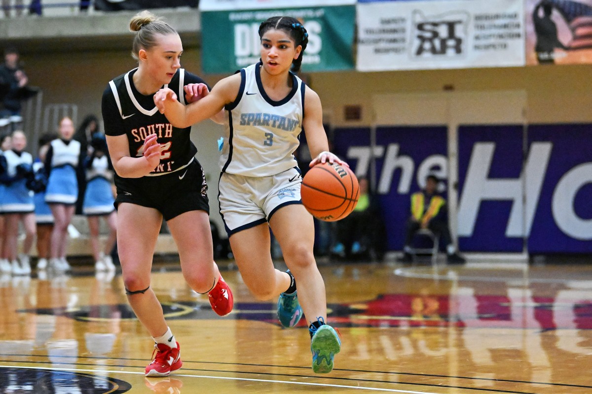 a Corvallis South Albany 5A Oregon girls basketball quarterfinal 2024 Leon Neuschwander 13